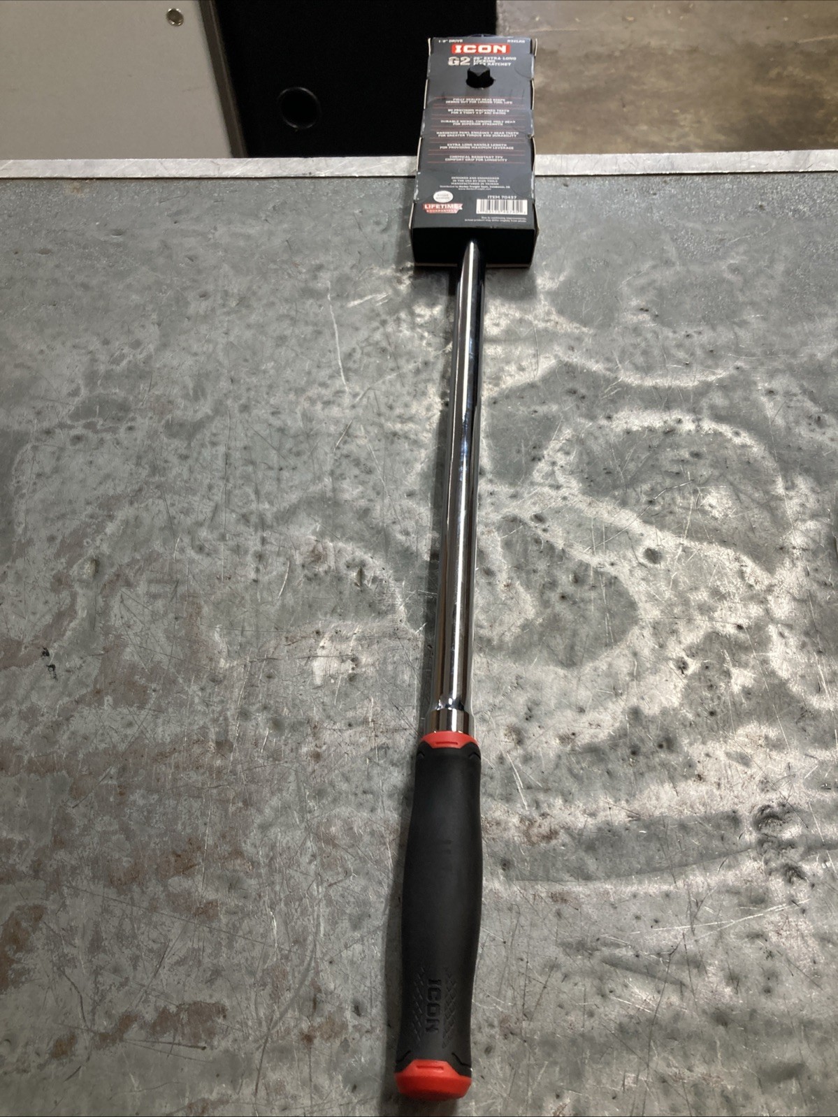 New ICON G2 Series FLEX 1/2″ Drive R3XLKG Ratchet Long Handle 26 Inches Long