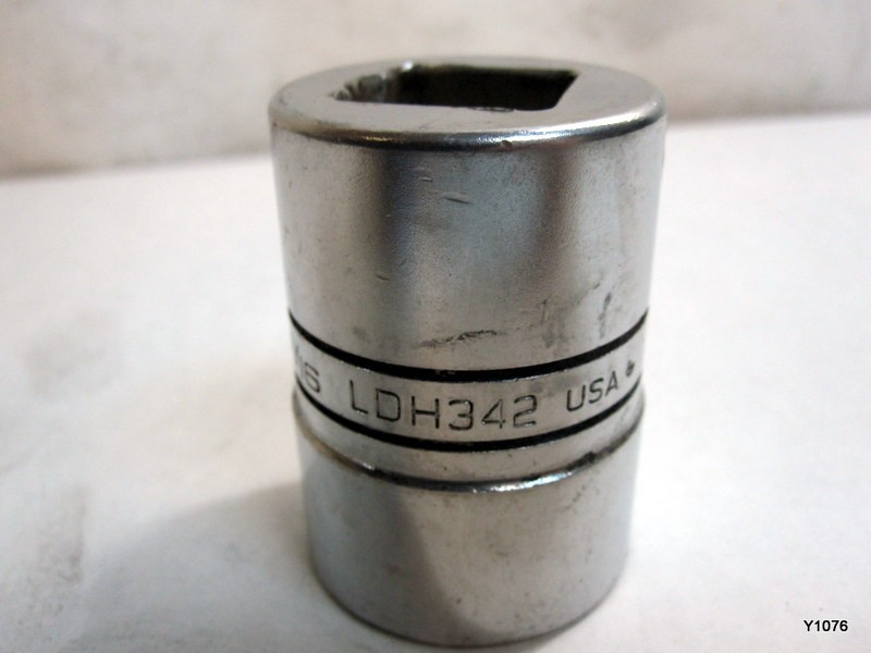 Snap On 1-1/16 Socket 12 Point 3/4 Drive LDH342