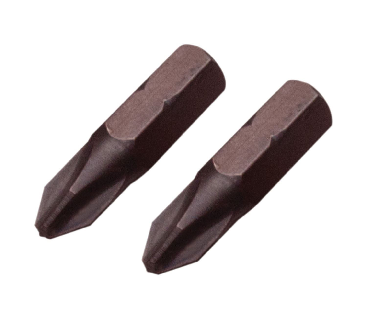 2 Pack Motion Pro JIS Steel Cross-Head Hex-Drive Bits Tool Size #2 08-0577