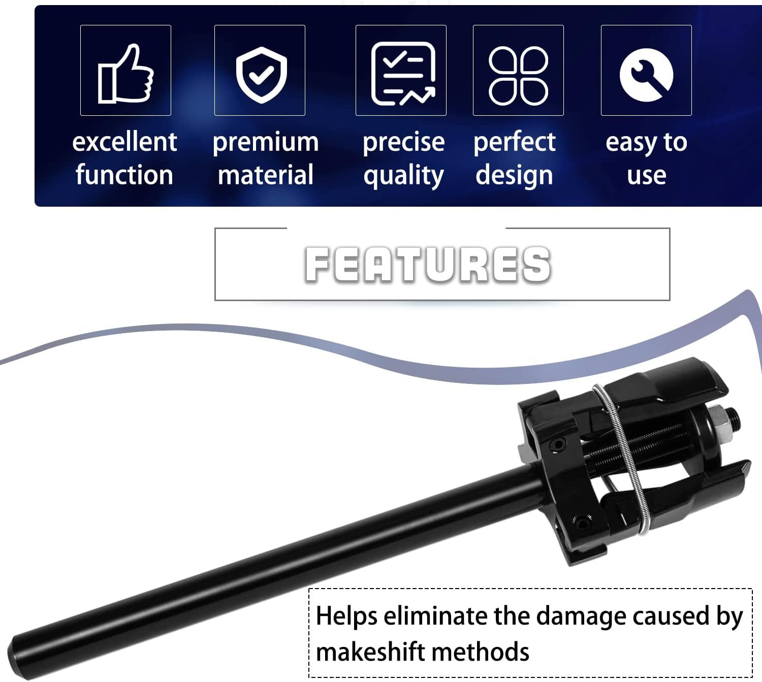 for 3 5/8″ to 6 1/2″ 11000 to 50000lb Axles Bearing Cup Remover & Installer 7180