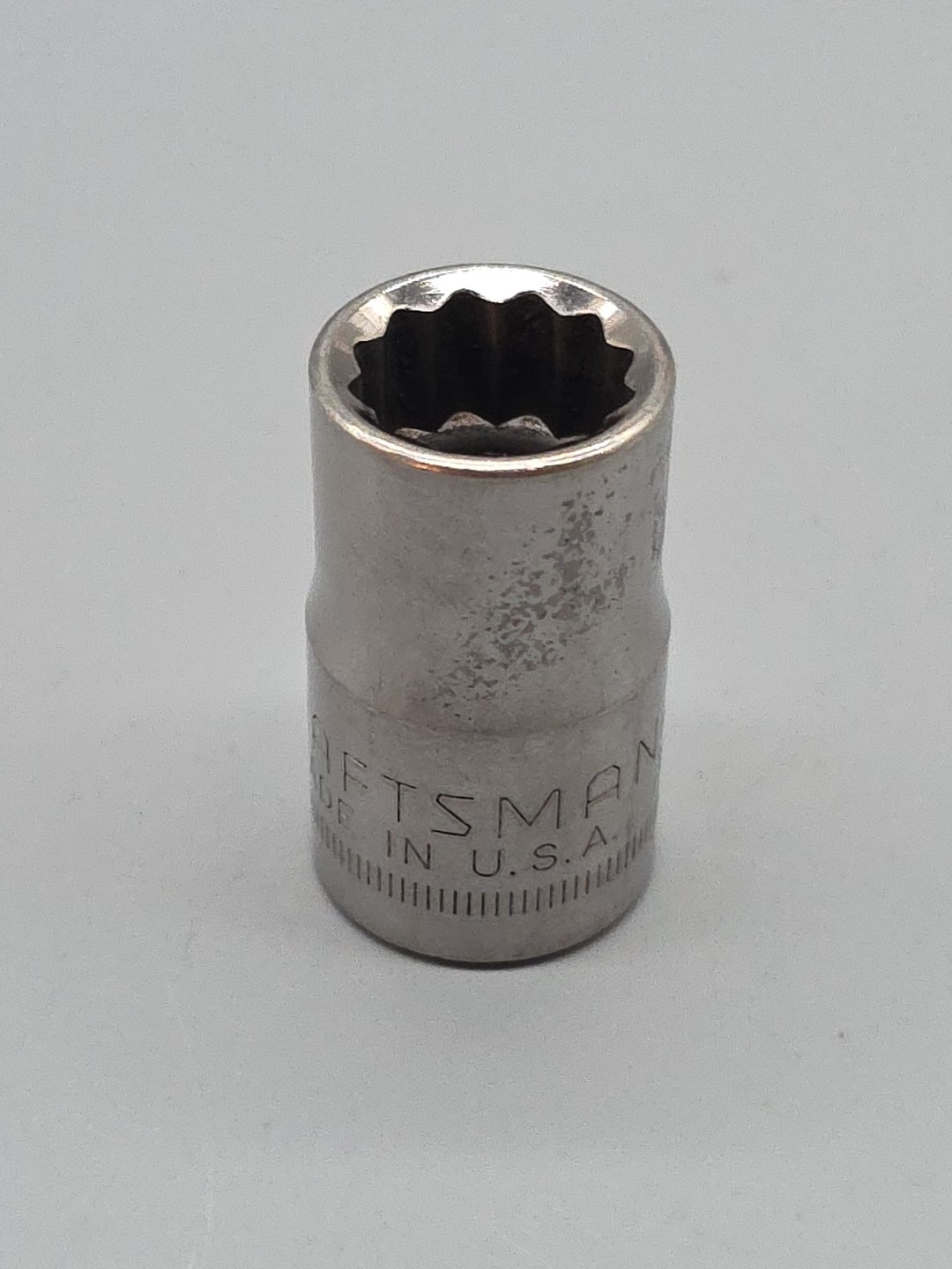 Craftsman Tools 12 Point 1/2″ Drive Shallow Socket G1- 44235 14mm USA