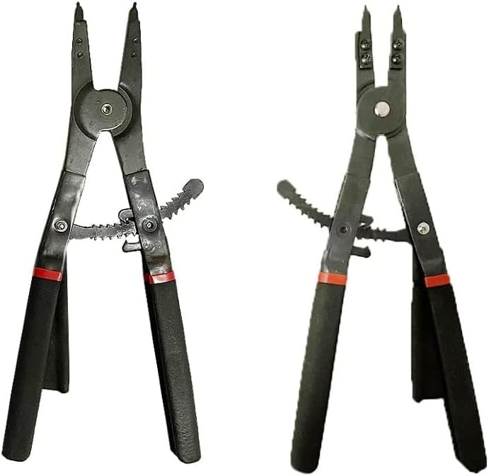 Universal Circlip Snap Pliers Tool Set, Retaining With Replacement Tips 16″