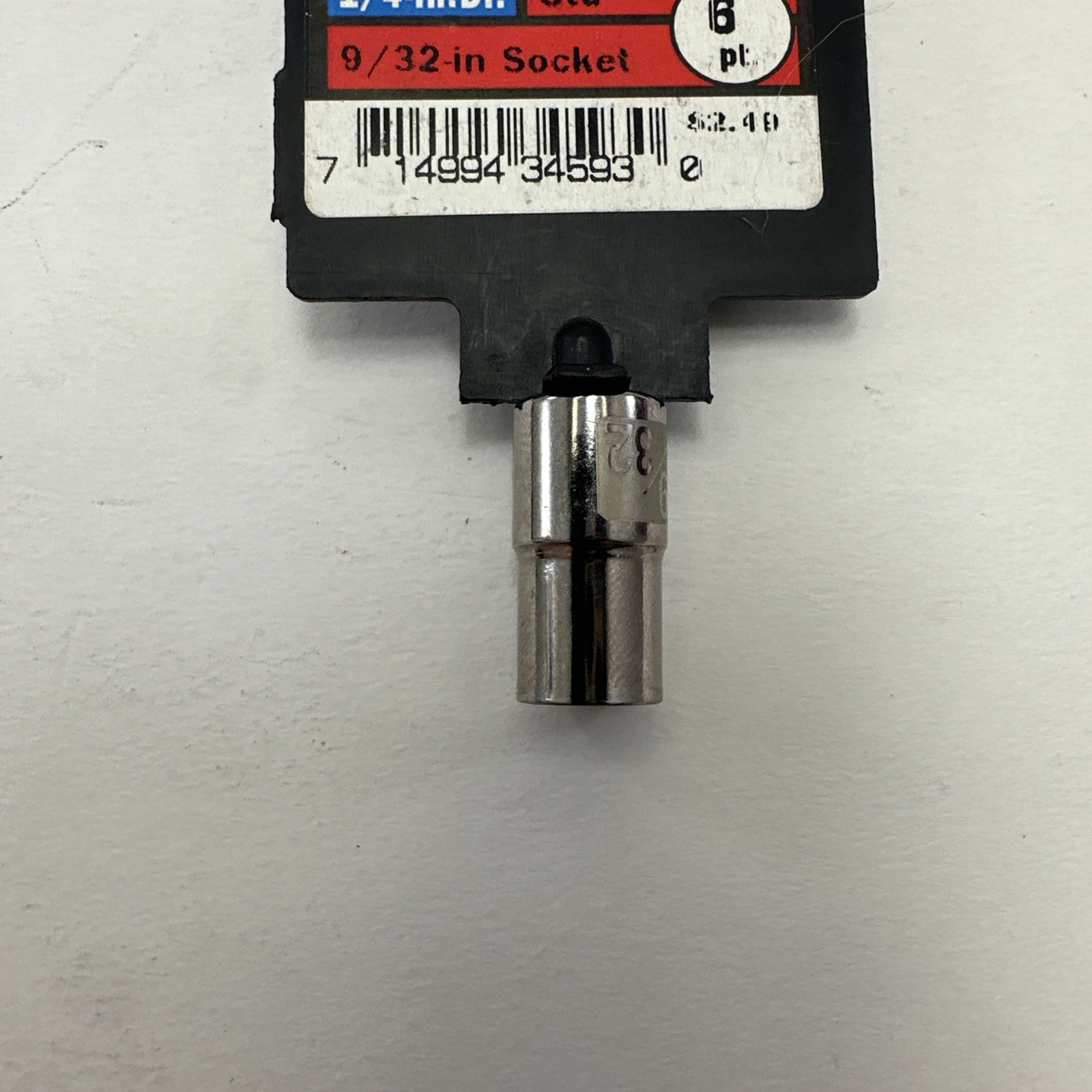 Craftsman 9/32” Socket 1/4” Drive 6 Pt. #34593 New NOS SAE