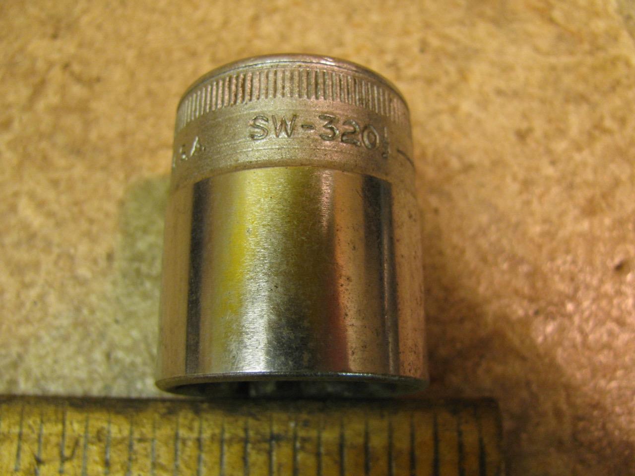 Snap On SW320 1″ 12 Point 1/2″ Drive Shallow Chrome Socket
