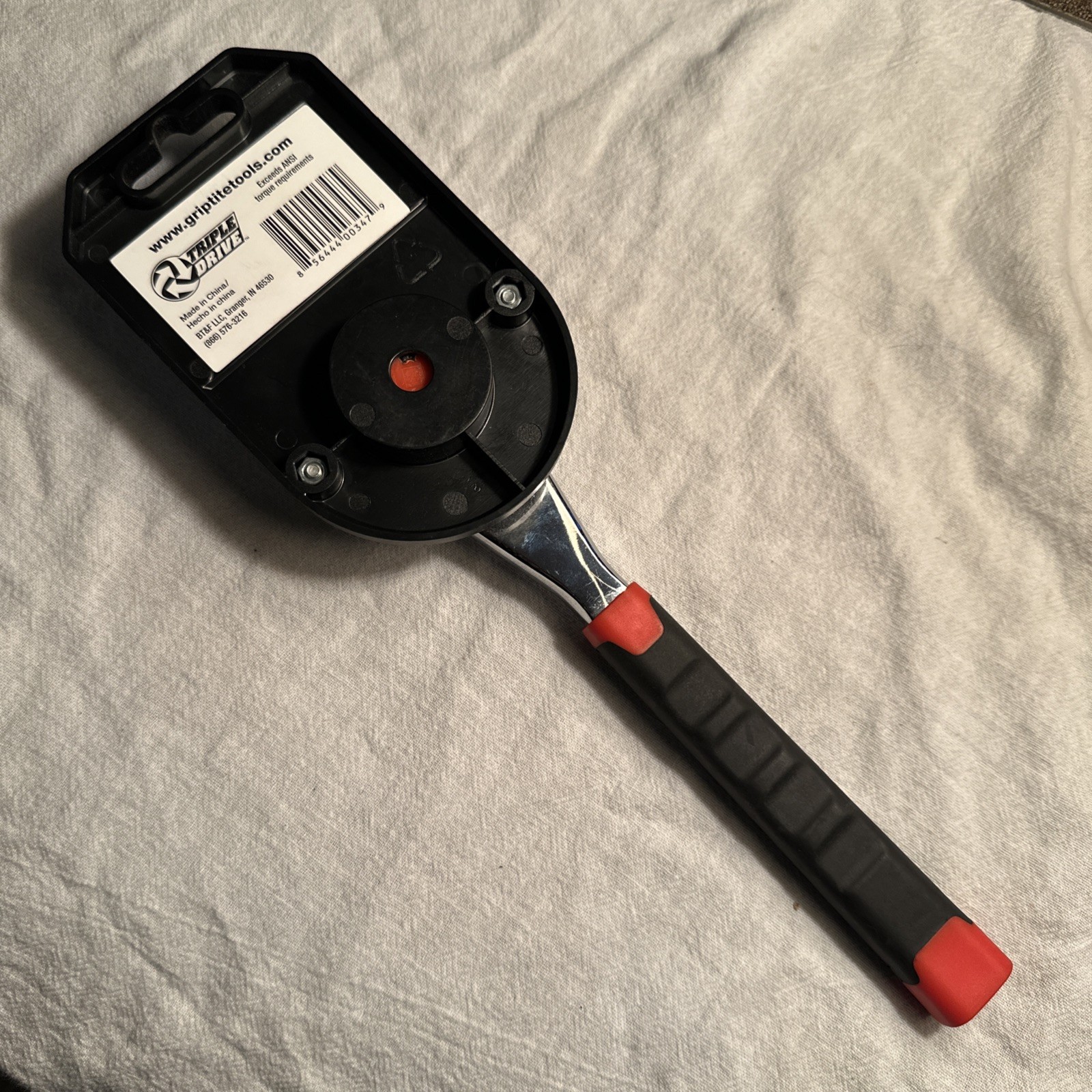 Grip-Tite 3/8” Ratchet #00347 Triple-Drive NEW