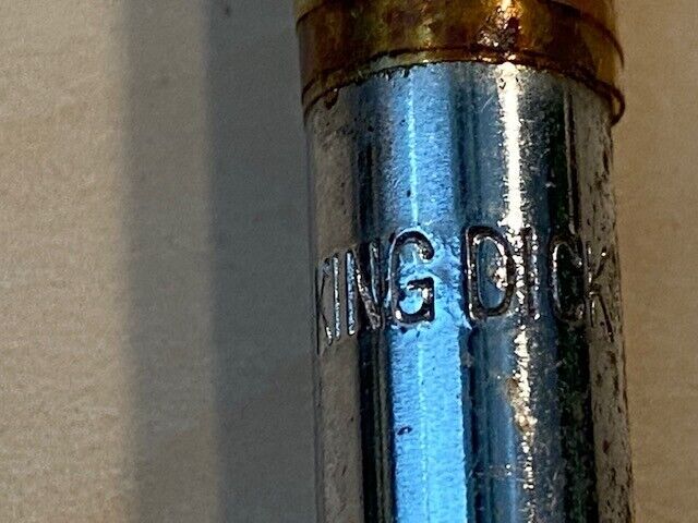 King Dick ‘Midget’ Small T Bar & 8″ Socket Extension – Ex RAF Crowfoot Marked