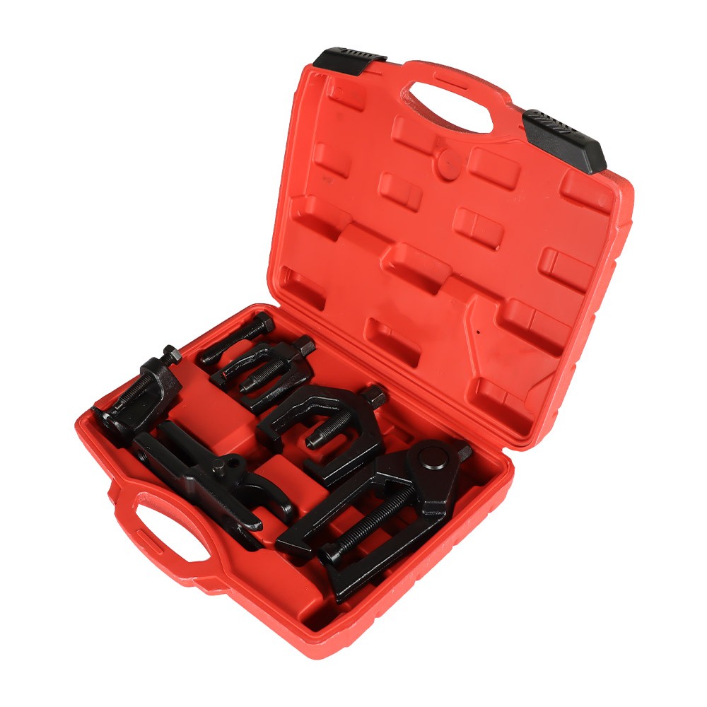 6pcs Front E 5-In-1 Ball Joint Splitter Pitman Arm Puller Tie Rod End Tool Kit