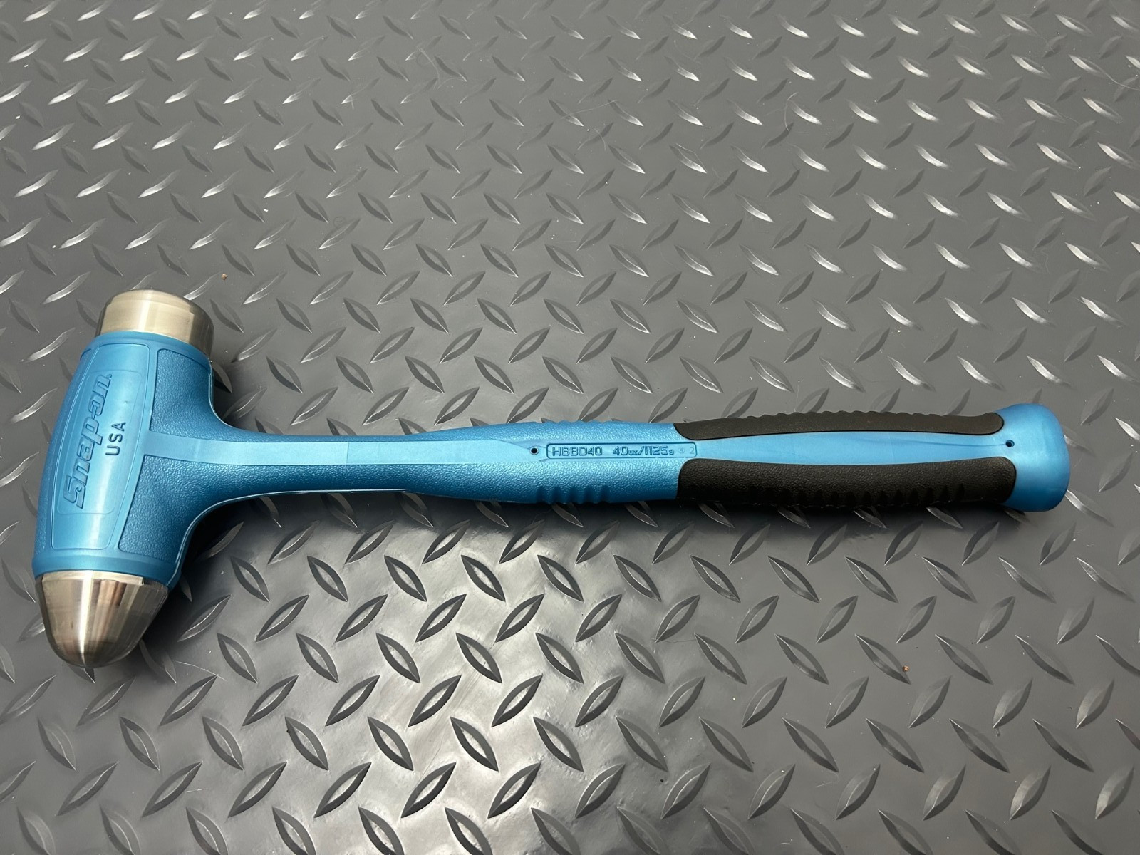 Snap On Tools NEW HBBD40PB 40oz Pearl Blue Dead Blow Ball Peen Hammer USA