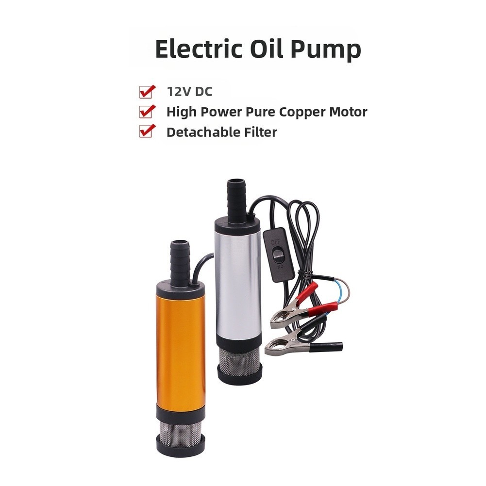 Portable 12V 24V DC Submersible Water Pump for Efficient Liquid Transfer
