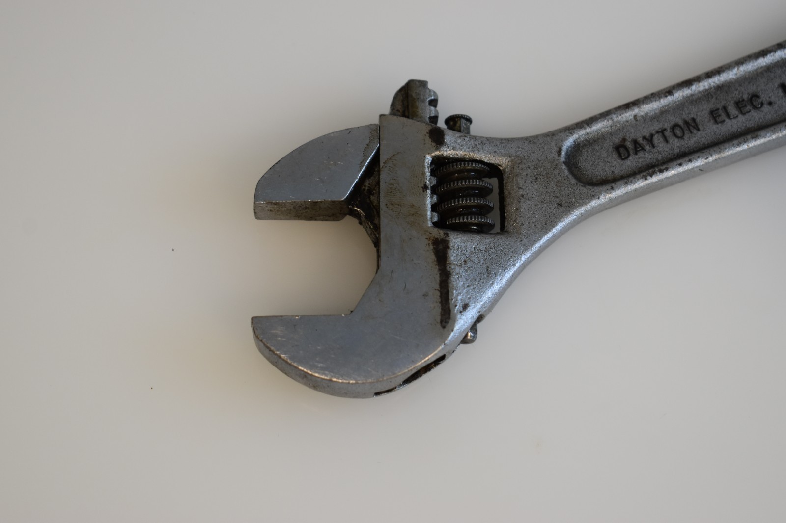 Dayton Tools 4X055 10″ Adjustable Wrench Locking Button Vintage USA