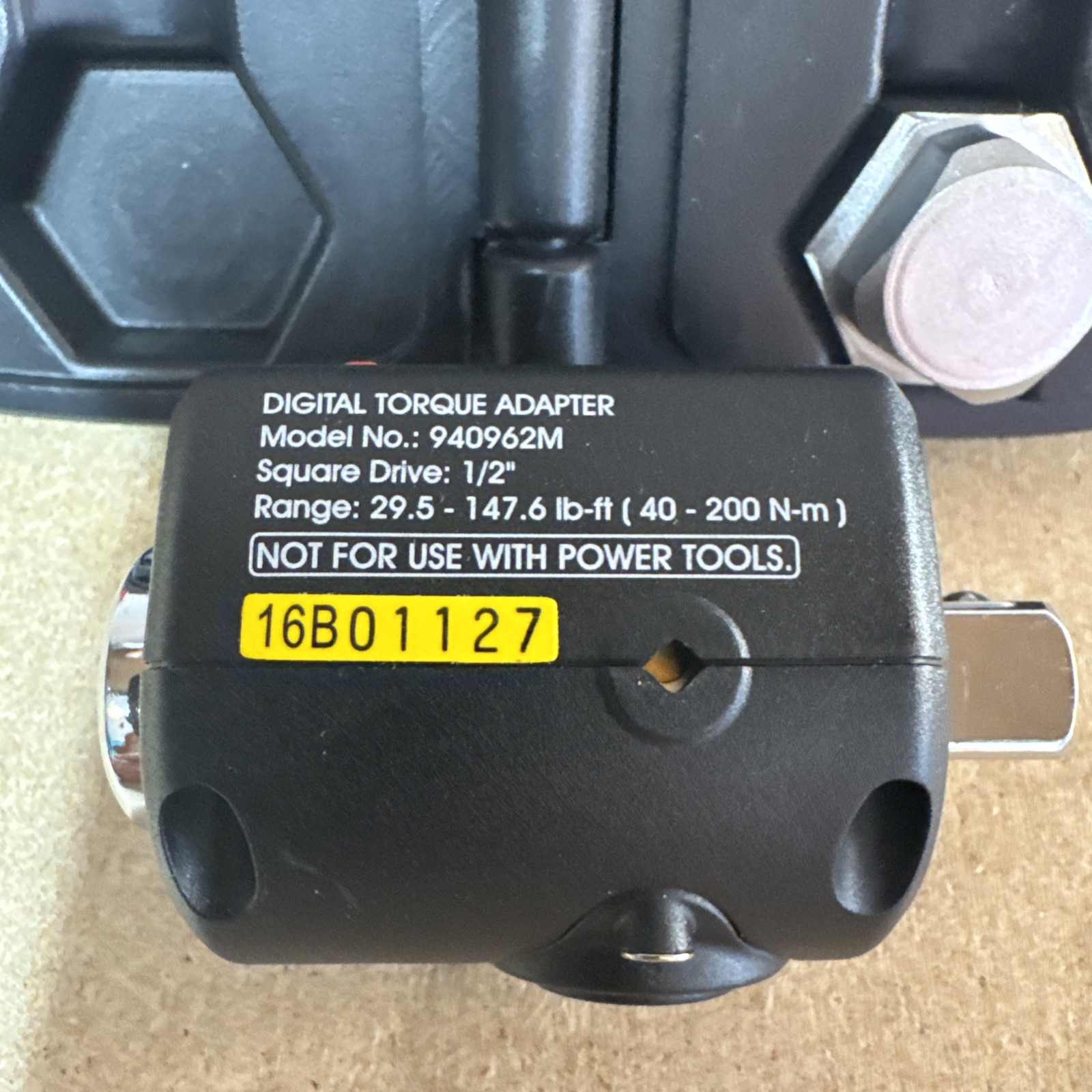 Powerbuilt 1/2 IN. DR. DIGITAL TORQUE SOCKET ADAPTER