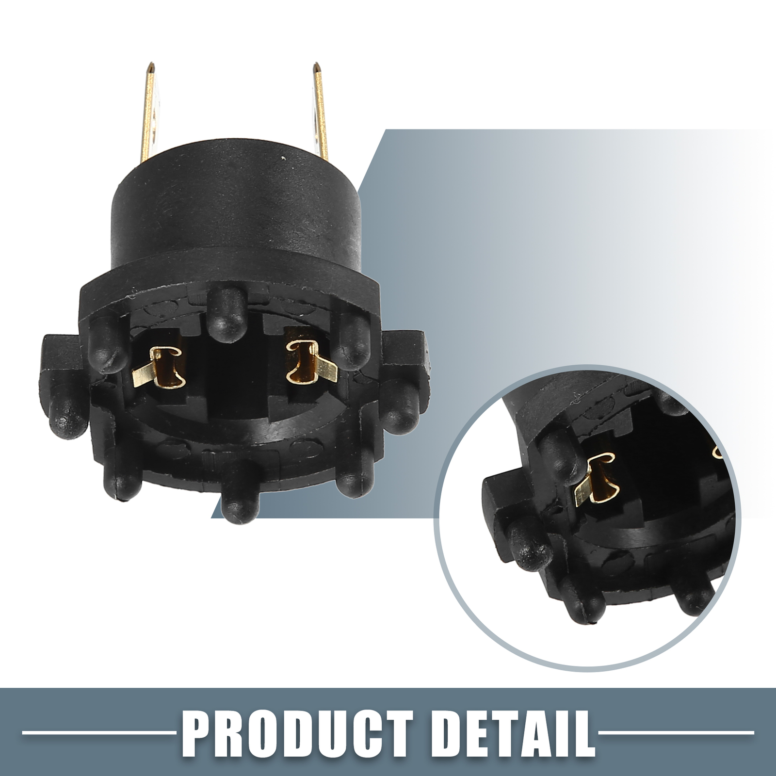 Plastic 1.34″x1.34″x1.50″(L*W*H) Light Socket Two Custom for Mazda 3 2004-2009