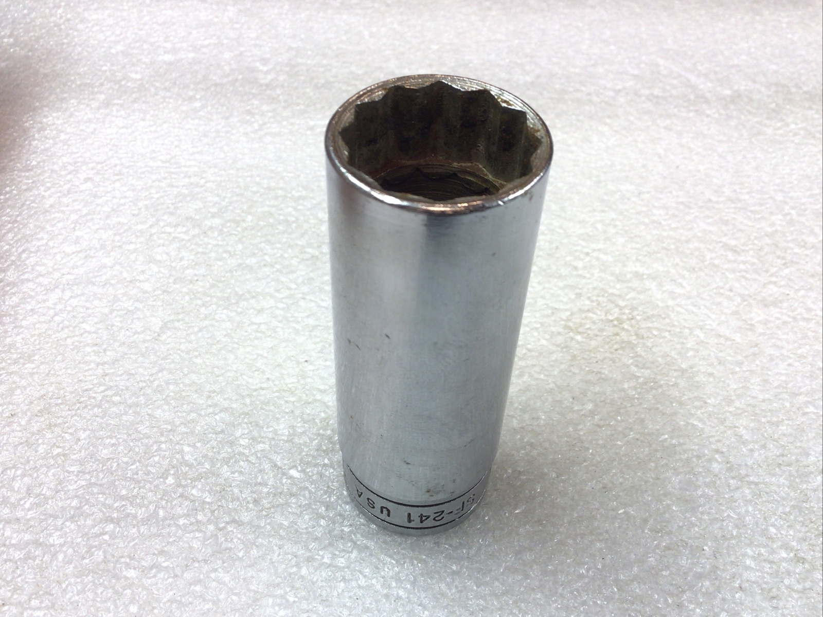 Snap On#SF241 – 3/4”, SAE, 12pt, 3/8″ Dr., Chrome, Deep Socket-USA-Nice-