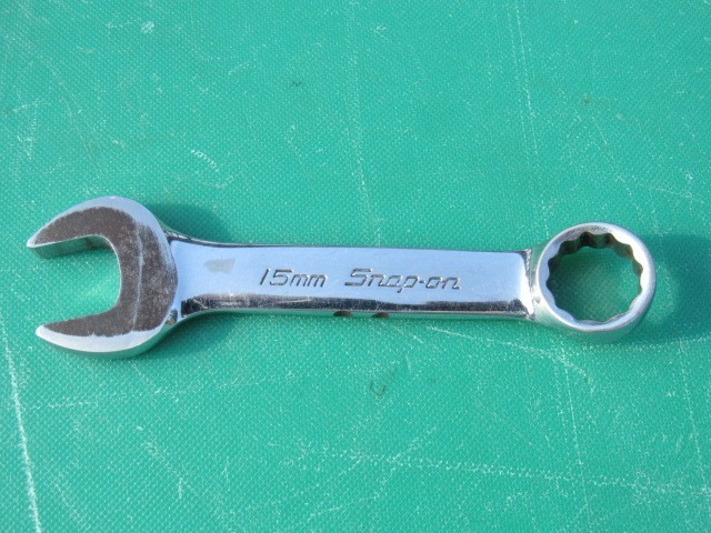 SNAP ON 15MM OXIM15B SHORT / MIDGET 12 POINT OPEN / BOX END METRIC WRENCH OXIM15