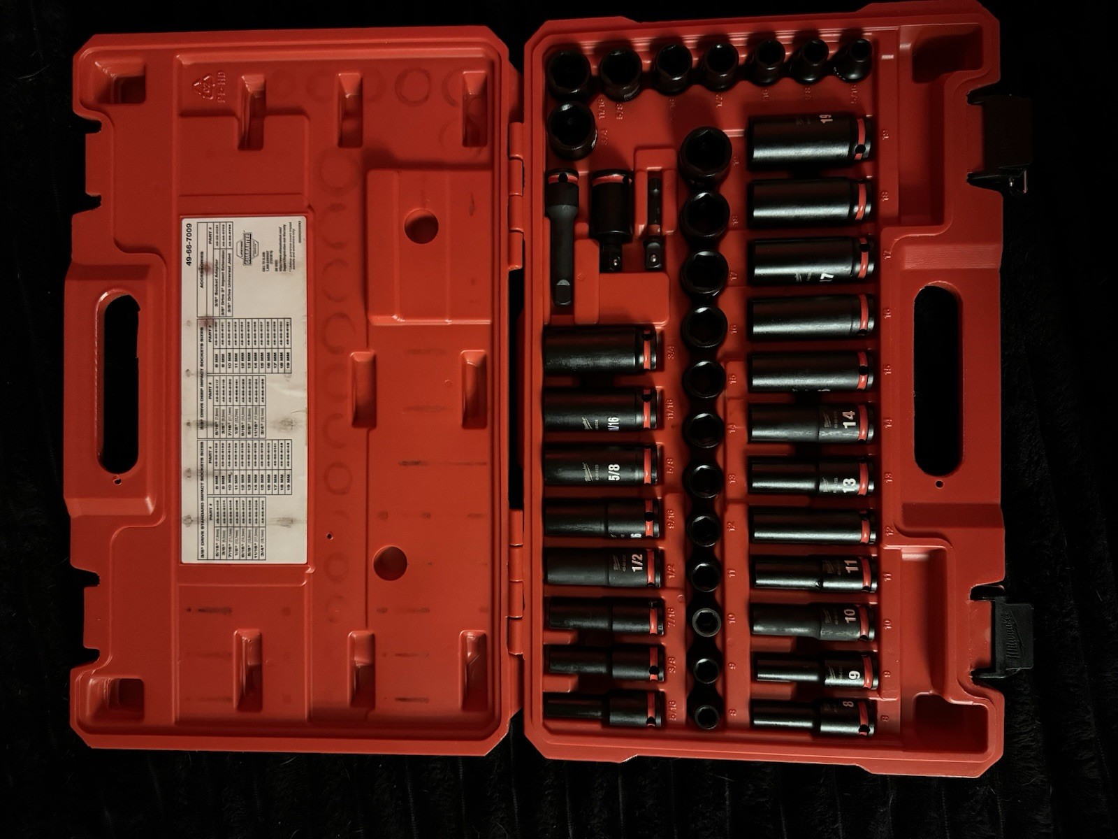 Milwaukee Shockwave Impact 3/8 in Socket Set