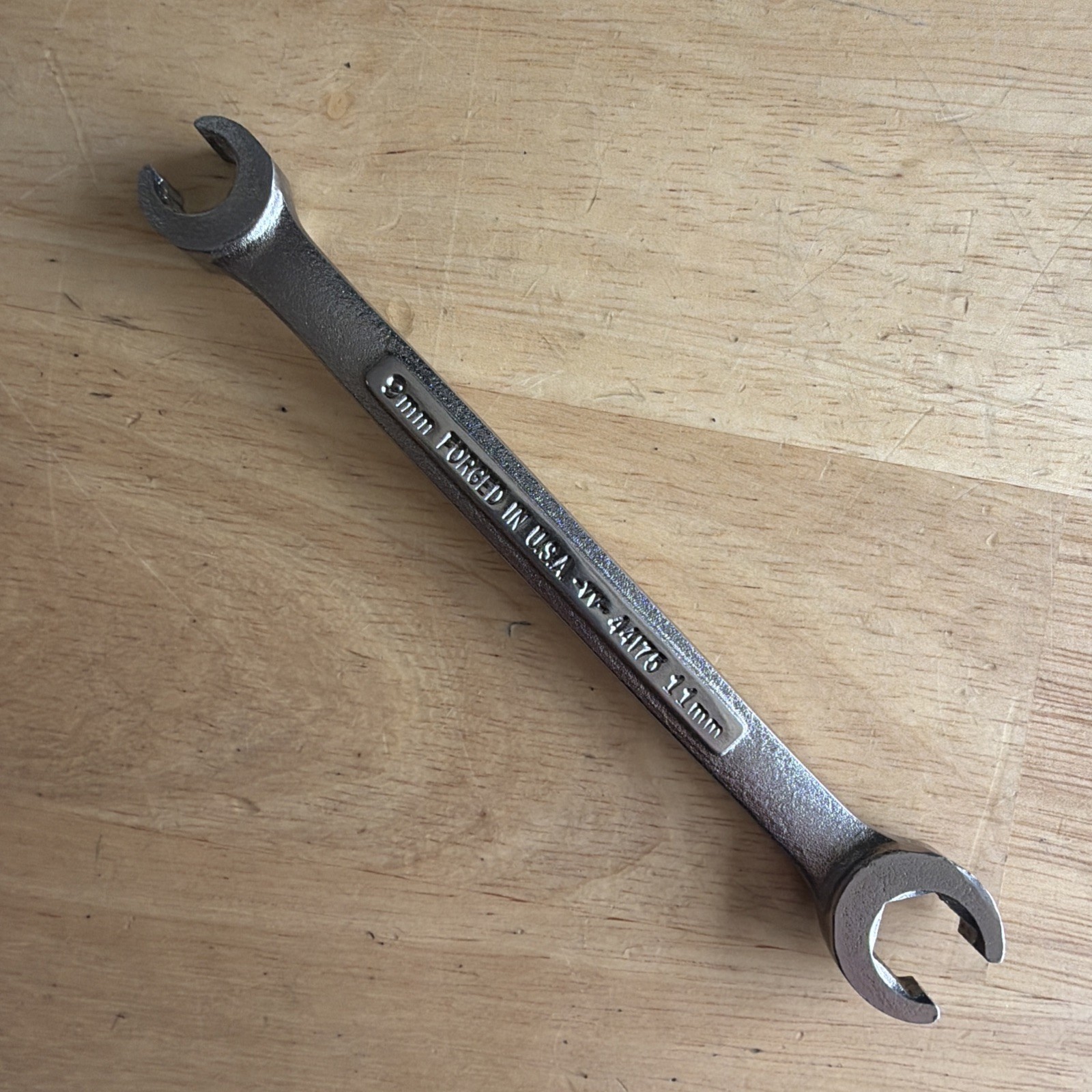 Craftsman 9mm x 11mm Double Flare Nut Line Wrench VV Series 44175 USA READ!