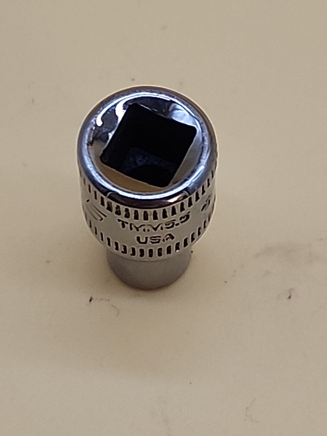 Snap-On Tools Metric Shallow Chrome Socket TMM5.5 1/4″ Drive 6pt 5.5mm USA