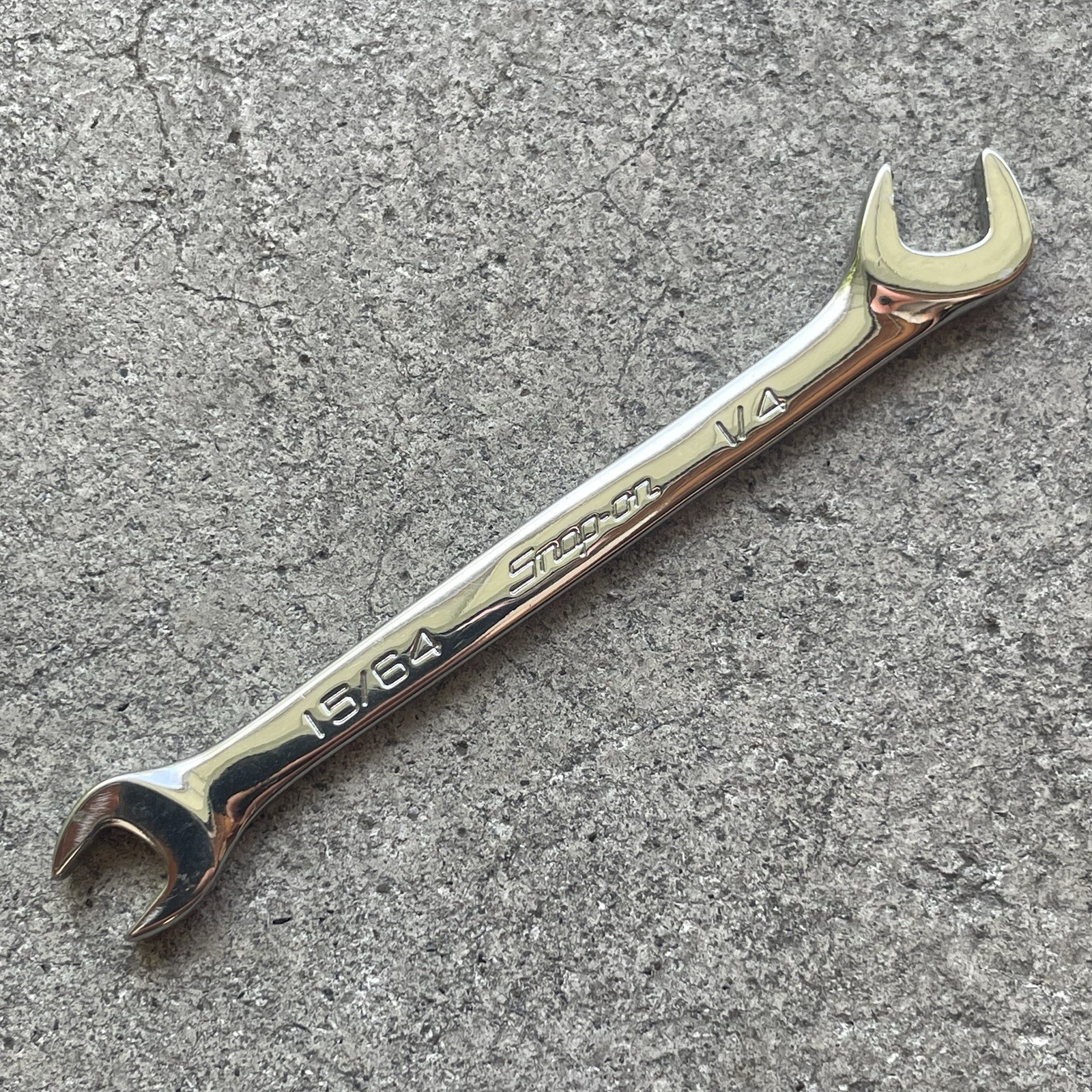 Snap-On Tools DS1516A SAE 1/4″ x 15/64″ Open End Ignition Wrench