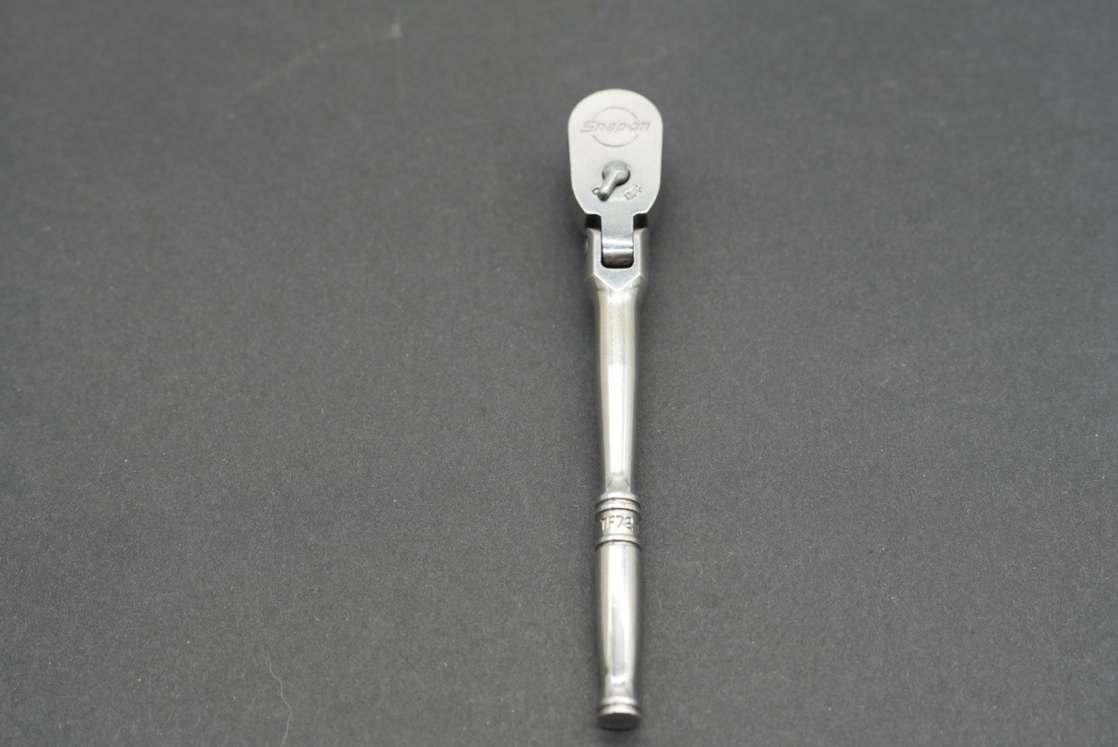 Snap On Ratchet 1/4” Drive 72-Tooth Flex Head Standard Handle Dual 80 TF72