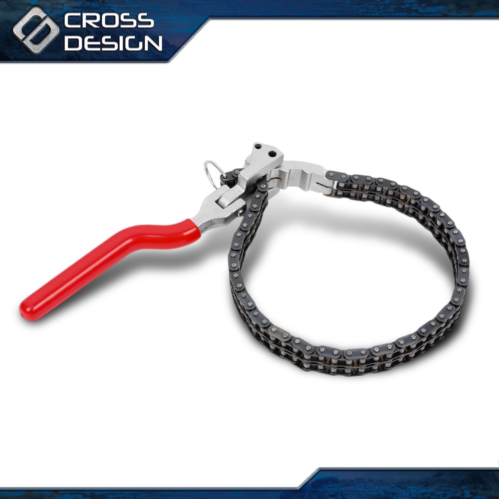 Heavy-Duty Ratcheting Chain Wrench Oil Filter Change Pipe Fittings 60-160mm
