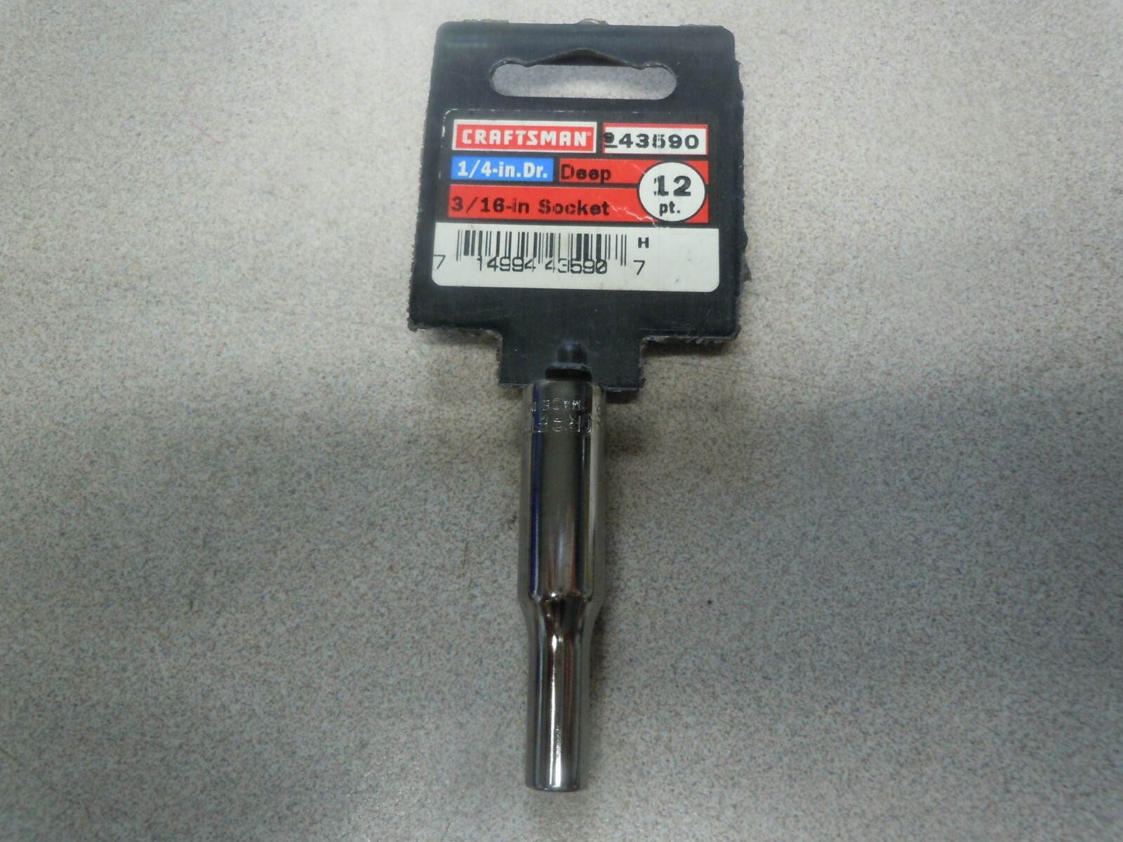 Craftsman Sockets 1/4″ Drive Shallow or Deep Metric or Inch Choose Size