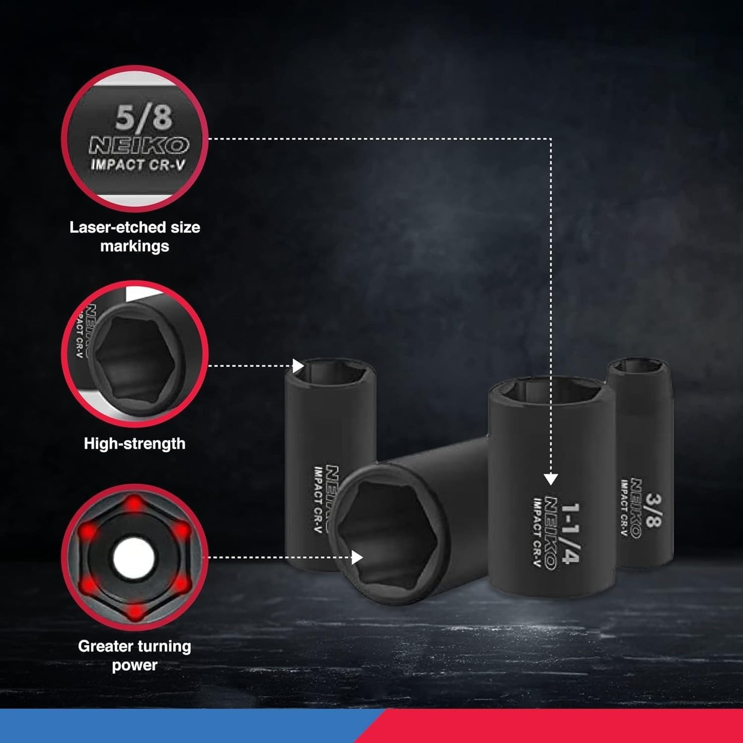 Heavy Duty Impact Socket Set