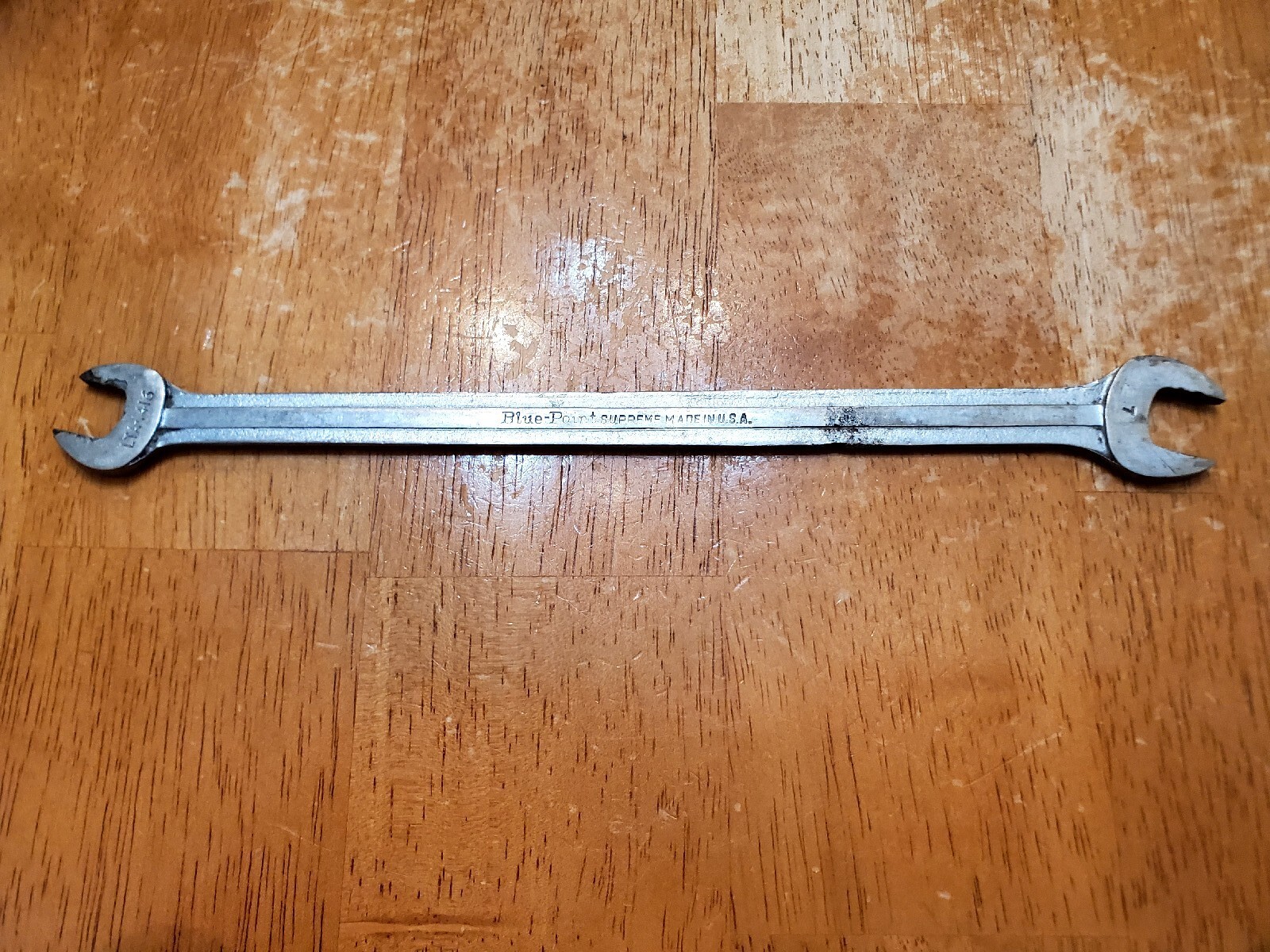 Blue Point Supreme 7/16-1/2 Thin Low Torque Slime Line Open End Wrench LTA-1416
