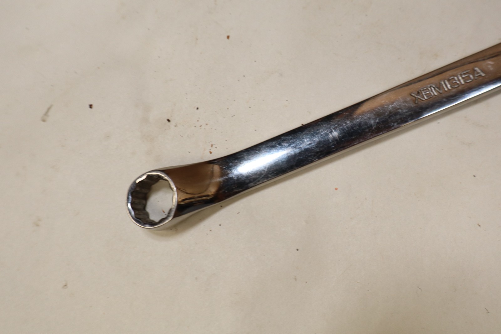 Vintage Snap-on 13mm x 15mm Box End Wrench XBM1315A USA