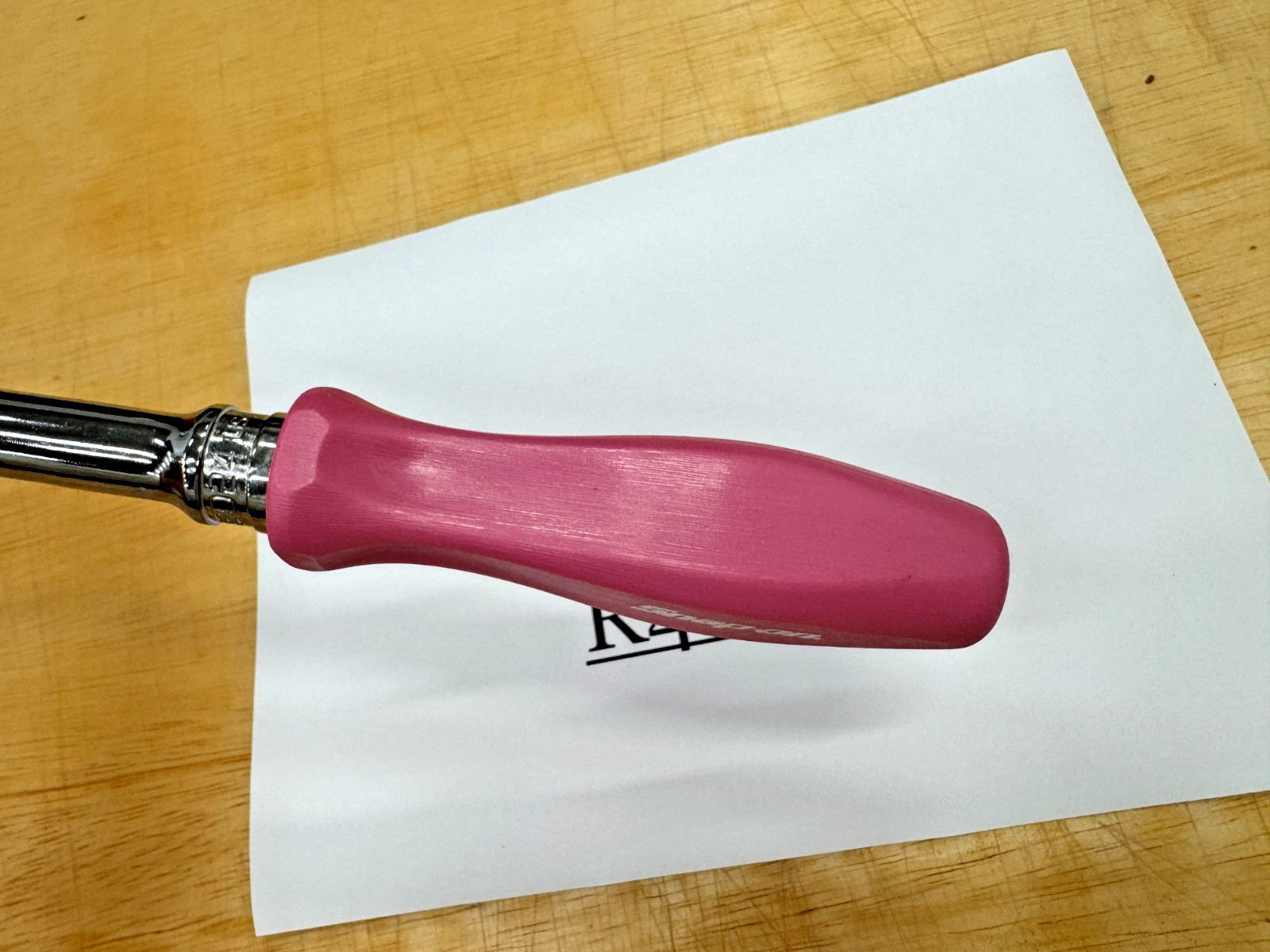 Snap-on Tools USA PINK PEARL 1/2″ Drive Hard Grip Handle Breaker Bar SHBBD24PP