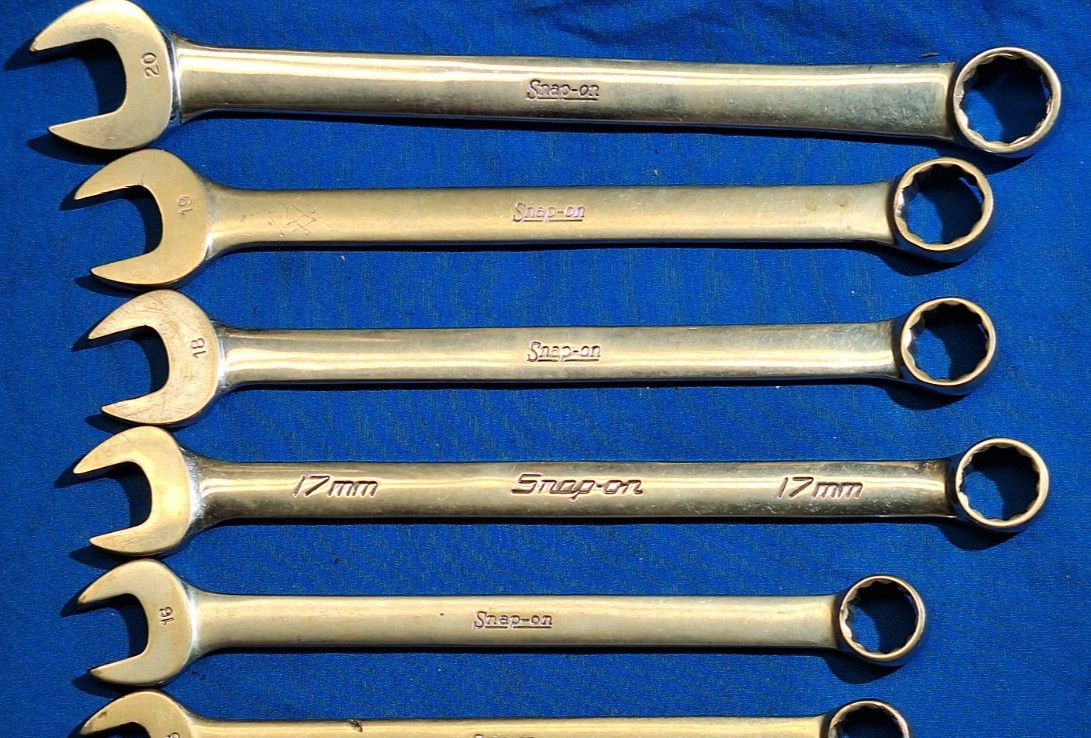 Snap-On OEXM710B +1 11pc Metric combination wrench set 20mm – 10mm