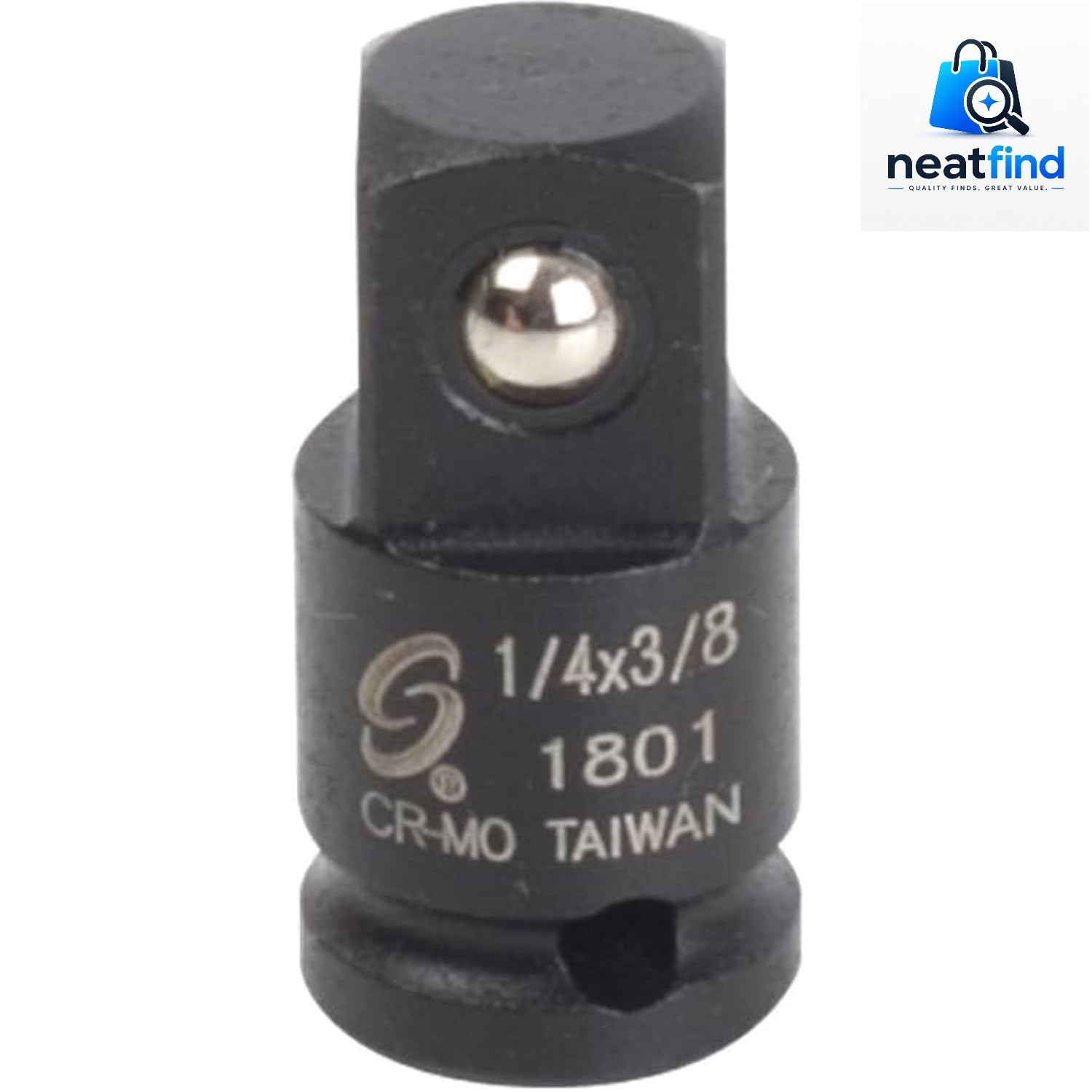 Sunex 1801 1/4-Inch Drive 1/4-Inch by 3/8-Inch Female Male Adapter