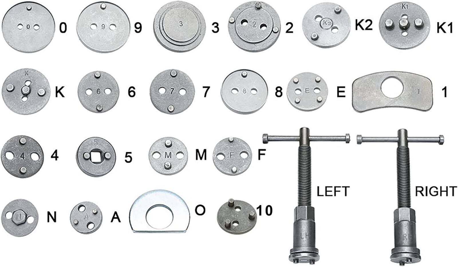 24PCS Universal Kit de Herramienta Para Frenos Piston de Frenos Auto Carro