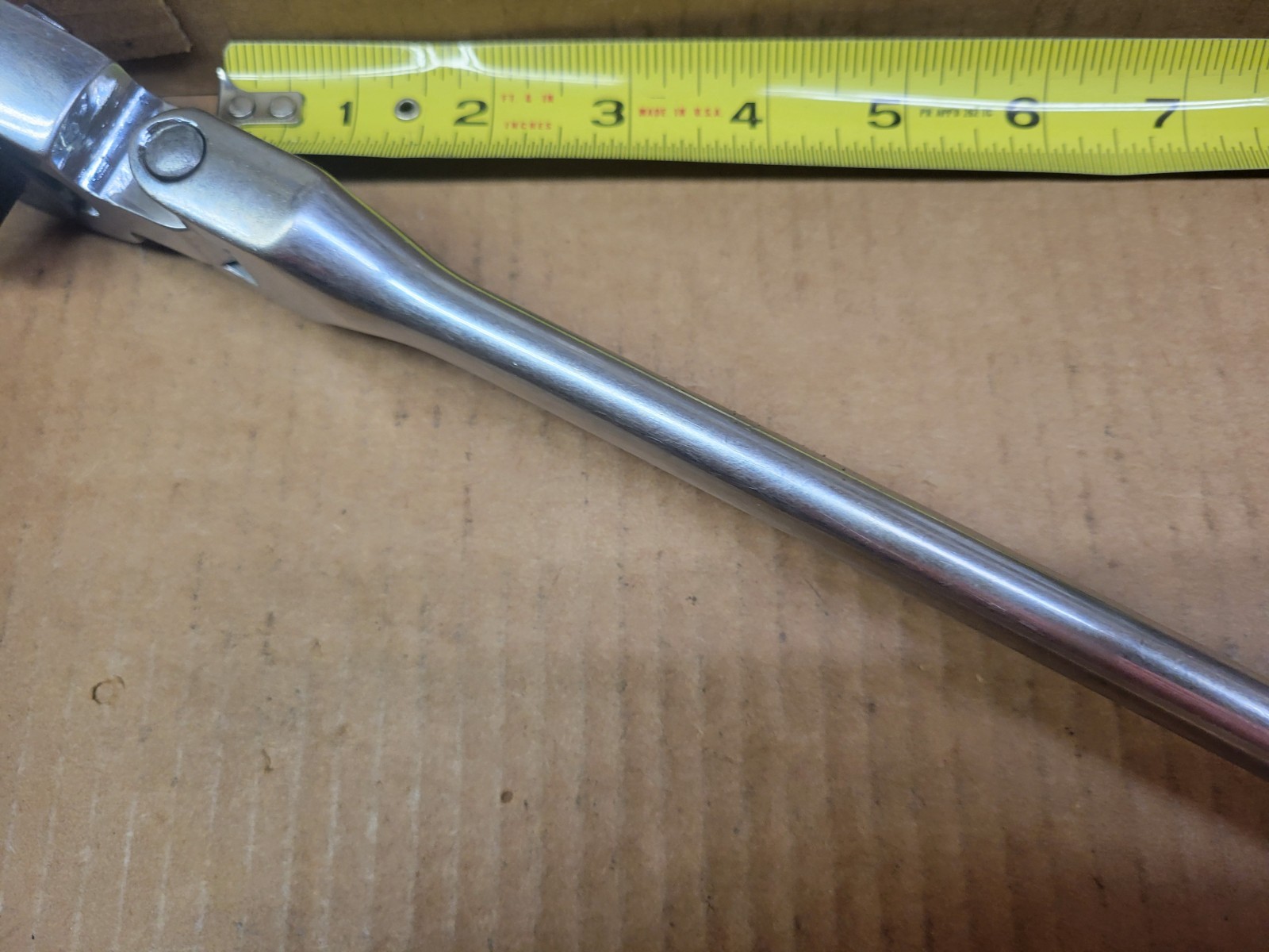 S-K Tools USA 1/2″ Drive Long Handle 17-1/2″ Flex Head Ratchet No 42472
