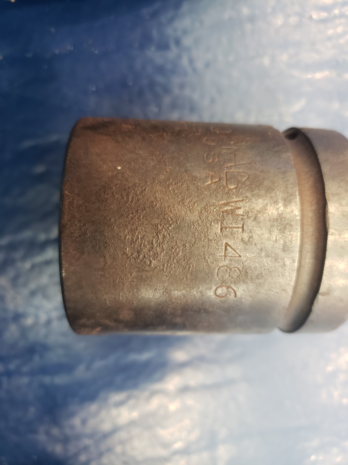 Snap-On 1/2″ Drive 6pt 1-7/16″ SAE Shallow Chrome Socket + same type 1-1/2″ Mac