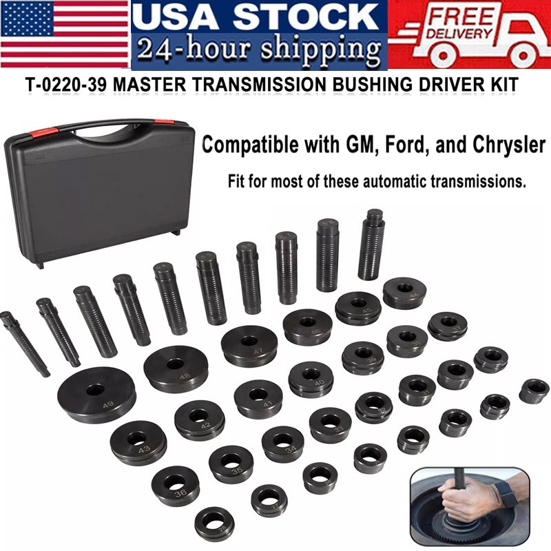 T-0220-39 Master Bushing Driver Set for Chrysler GM Ford Transmissions Bushing