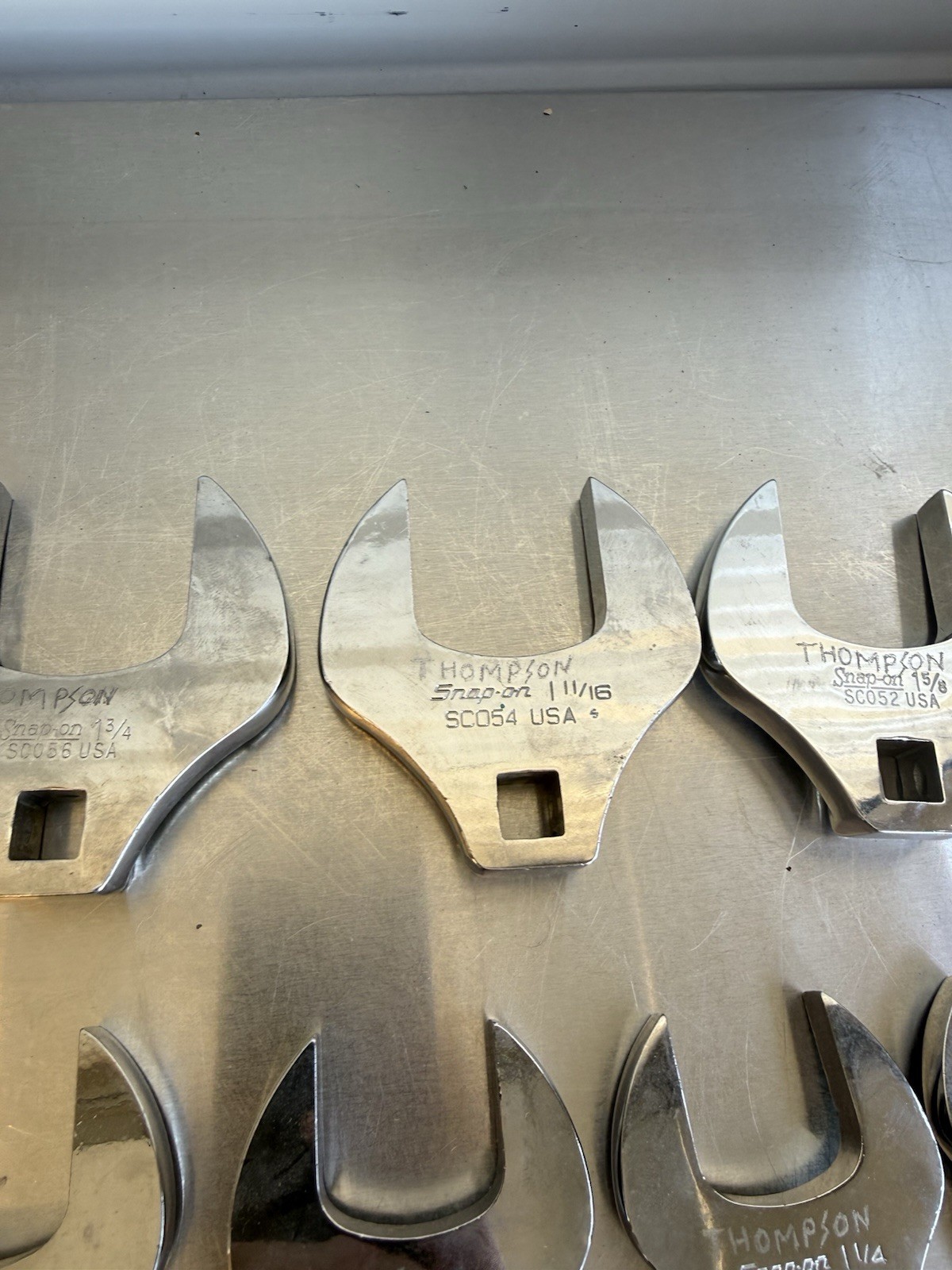Snap-On SC 11 Piece Crowfoot Wrench Socket 1/2″ Drive SAE