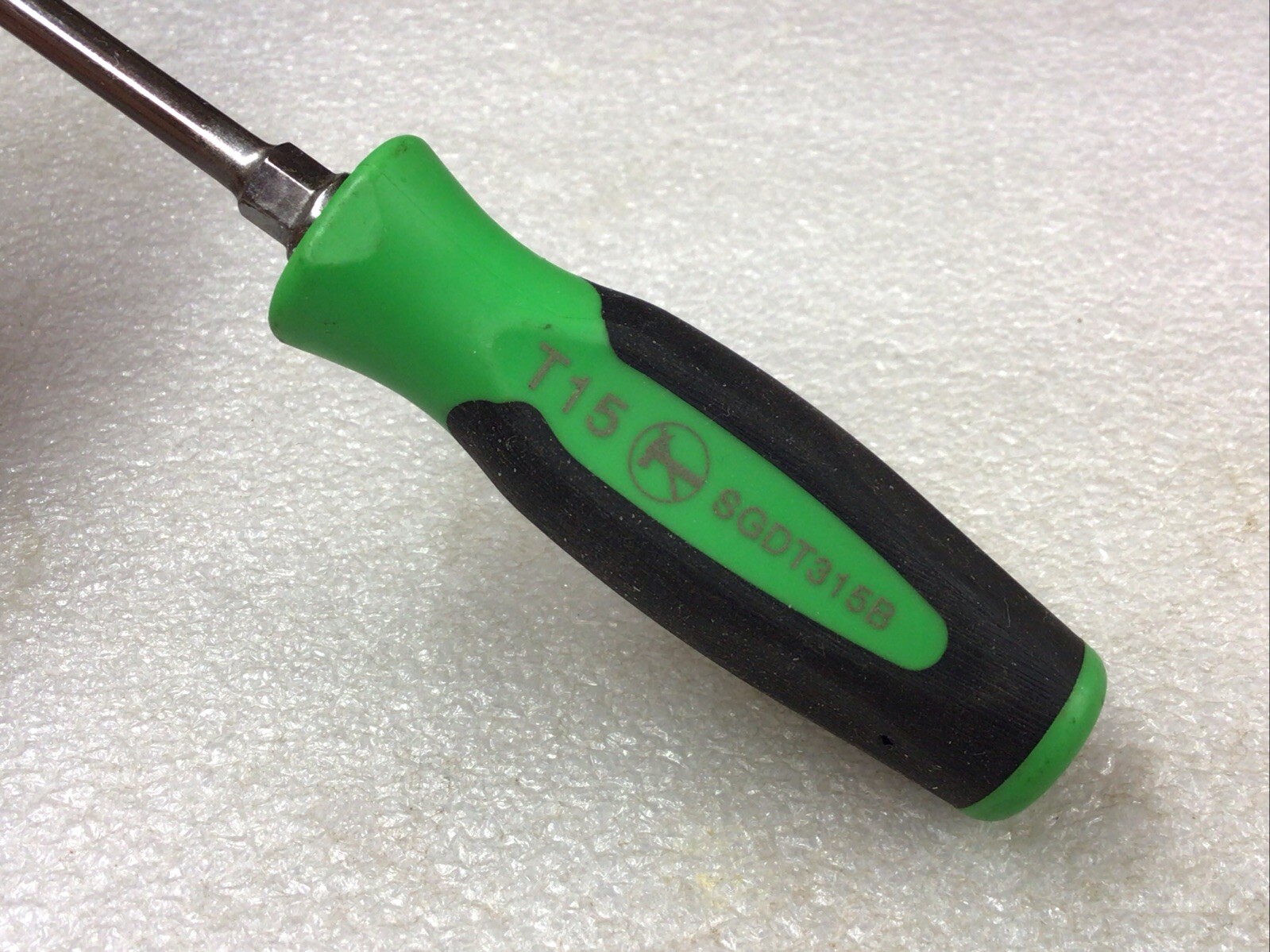 Snap-on#SGDT315BG – T15, Mini Torx Driver With Green Soft Grip Handle-USA- NICE-