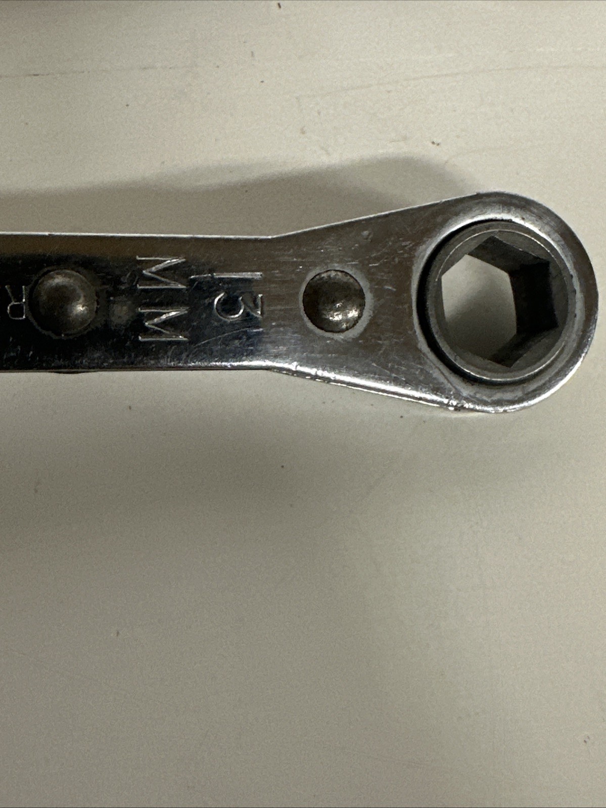 NOS Vintage Vulcan RBO-2226DH 12 Point Ratcheting Wrench Metric SAE 3 Piece Set