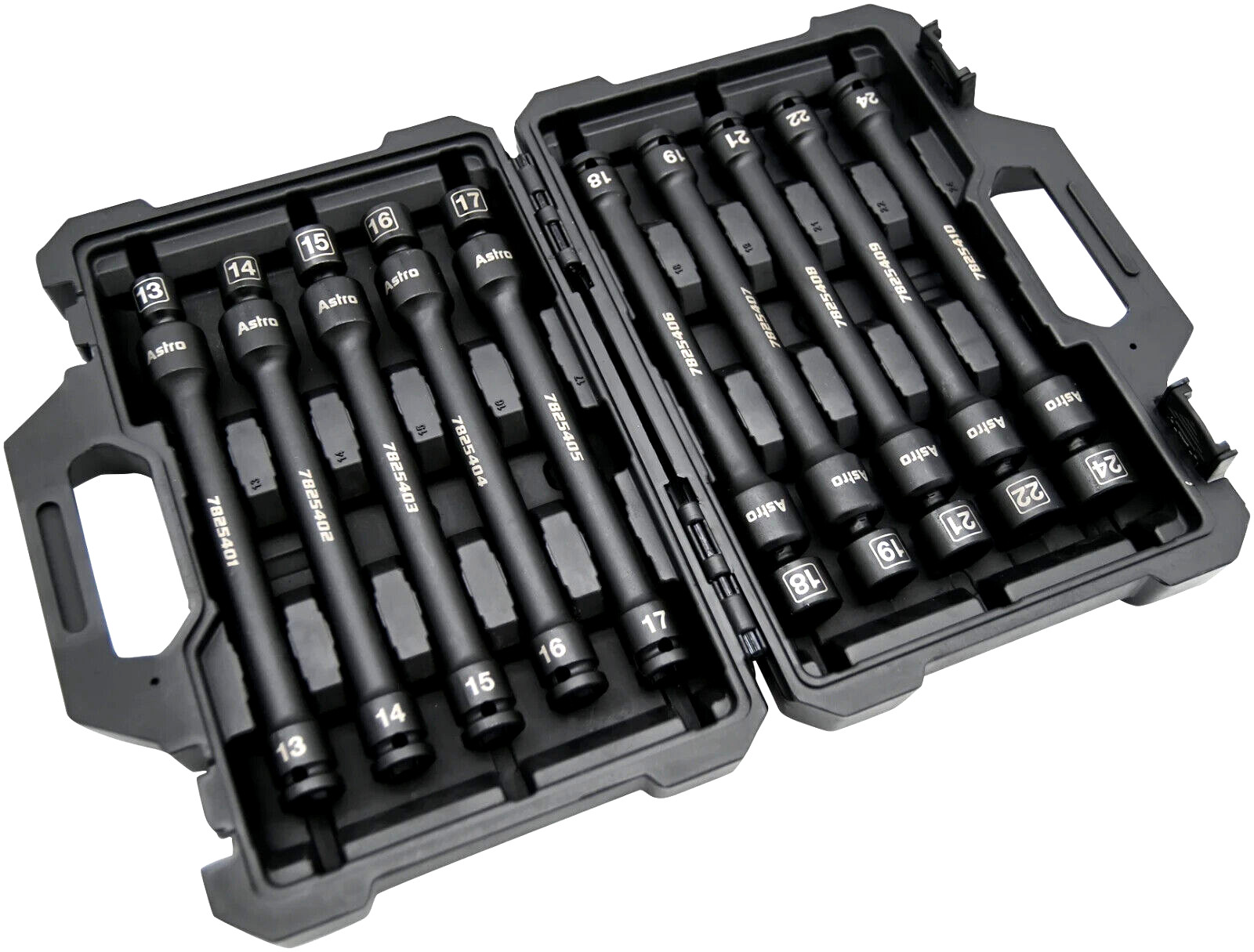 Astro Pneumatic 78254 10 Piece 1/2 Inch Drive Pinless Universal Extension Set