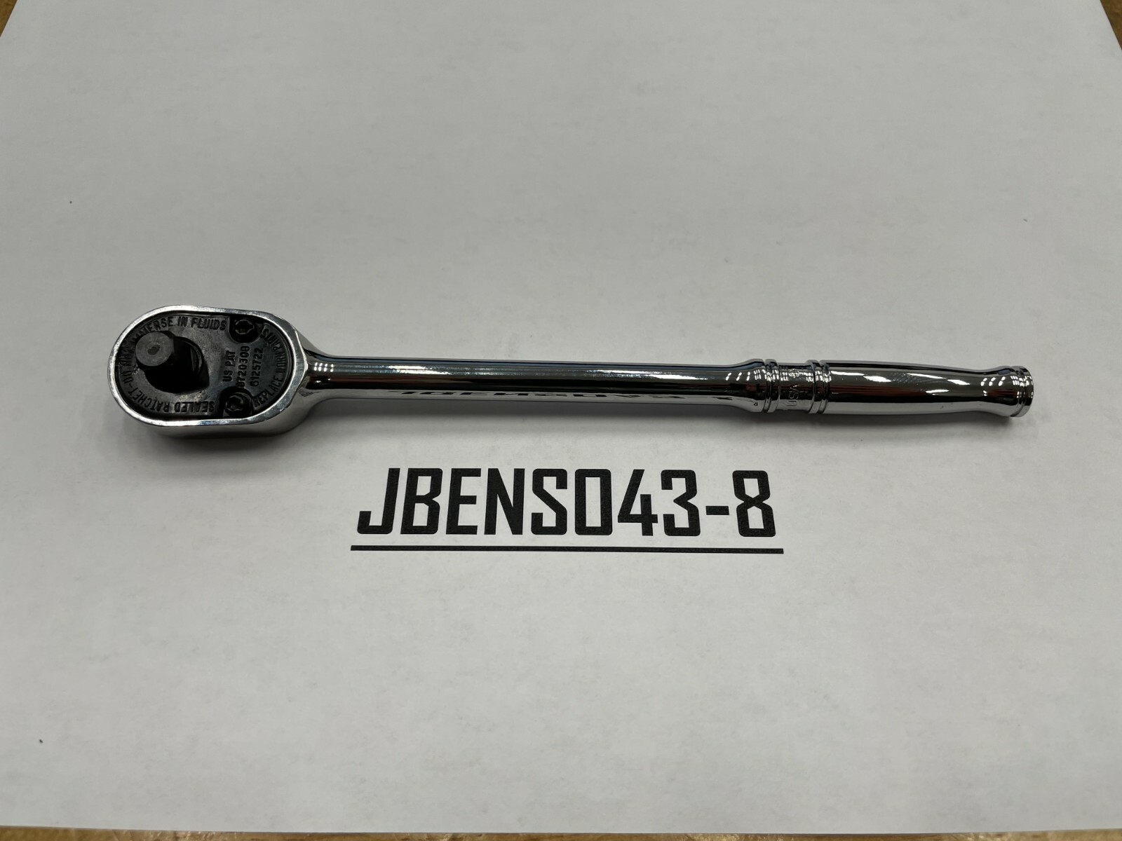 Snap-on Tools USA NEW 1/4″ Drive Chrome Long Handle Fixed Head Ratchet TL72