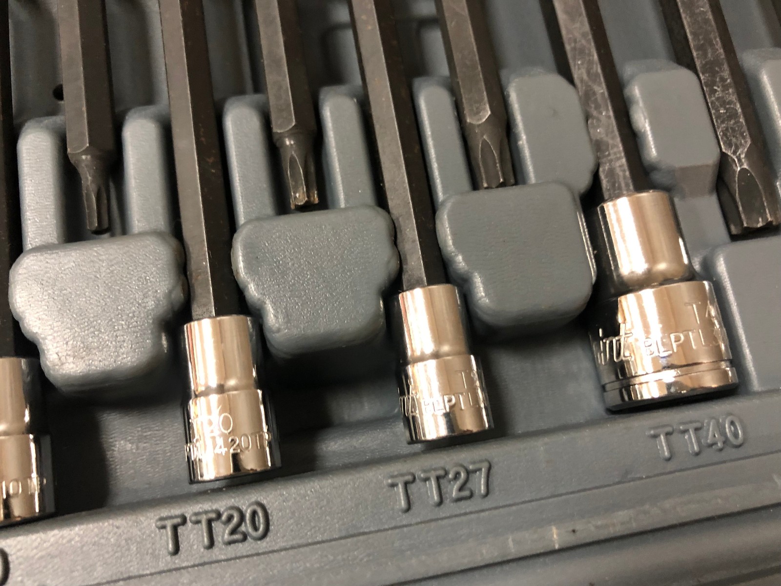 COMPLETE Blue Point BLPTSSC43 Combination Drive Tamper Resistant TORX Socket Set