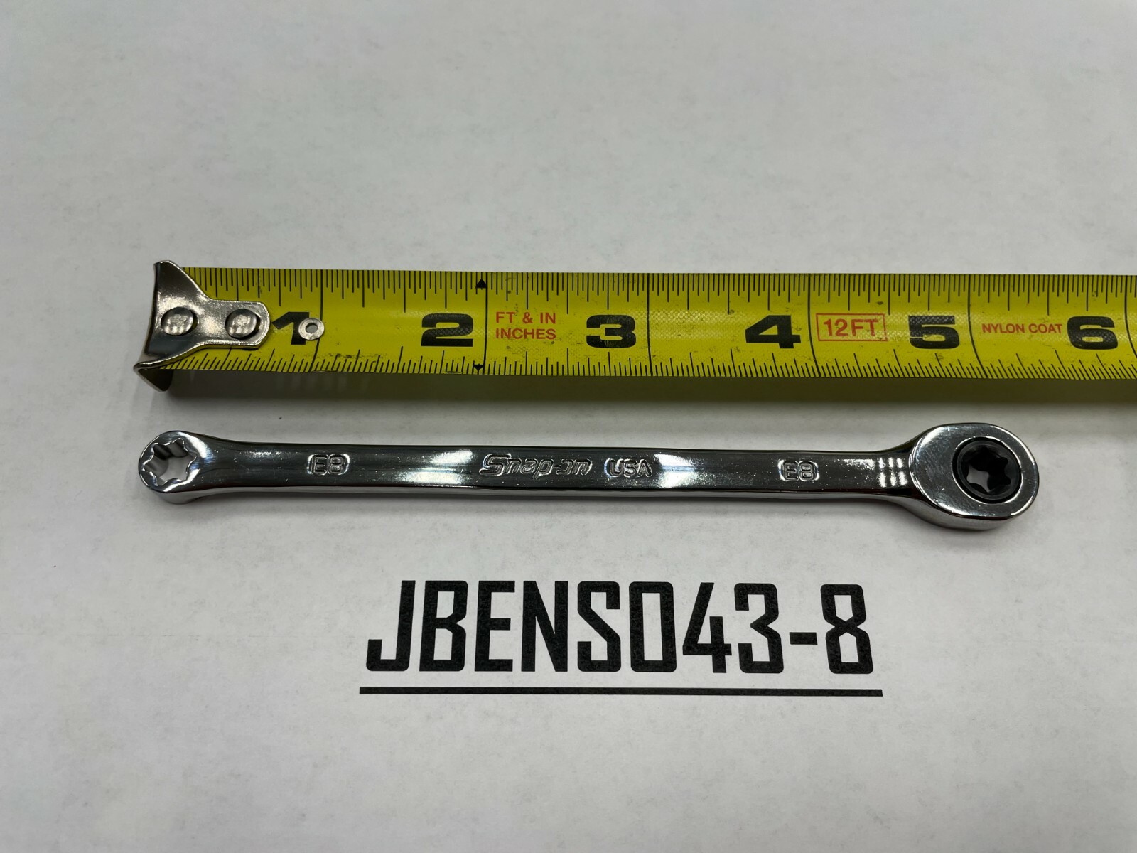 Snap-on Tools USA Inverted E8 Torx Non-Reversible Ratcheting Box Wrench XDRE08