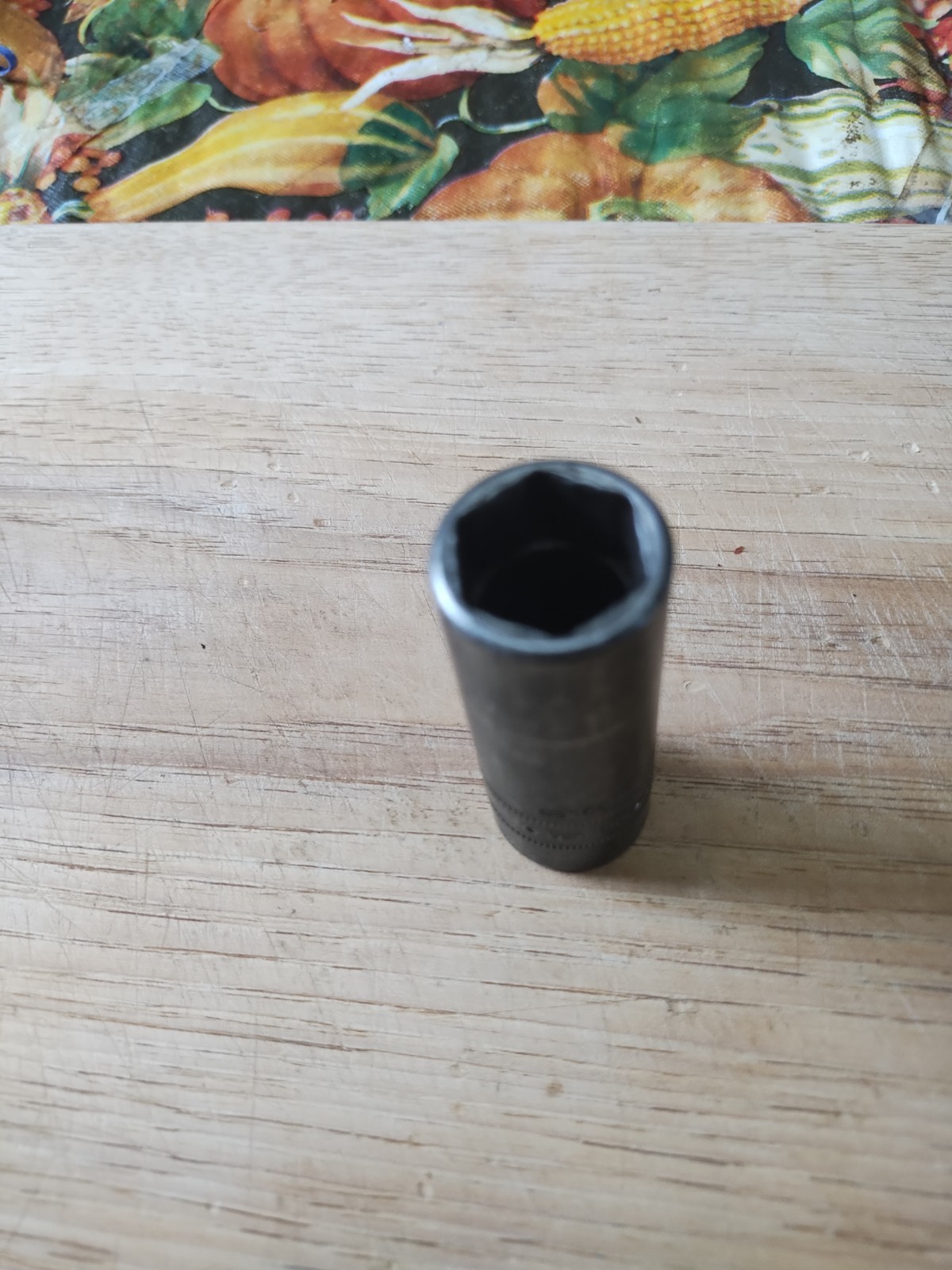 Snap On 16mm Deep, Flank Drive 6 Point, 3/8″ Drive Impact Socket. Part # SIMFM16