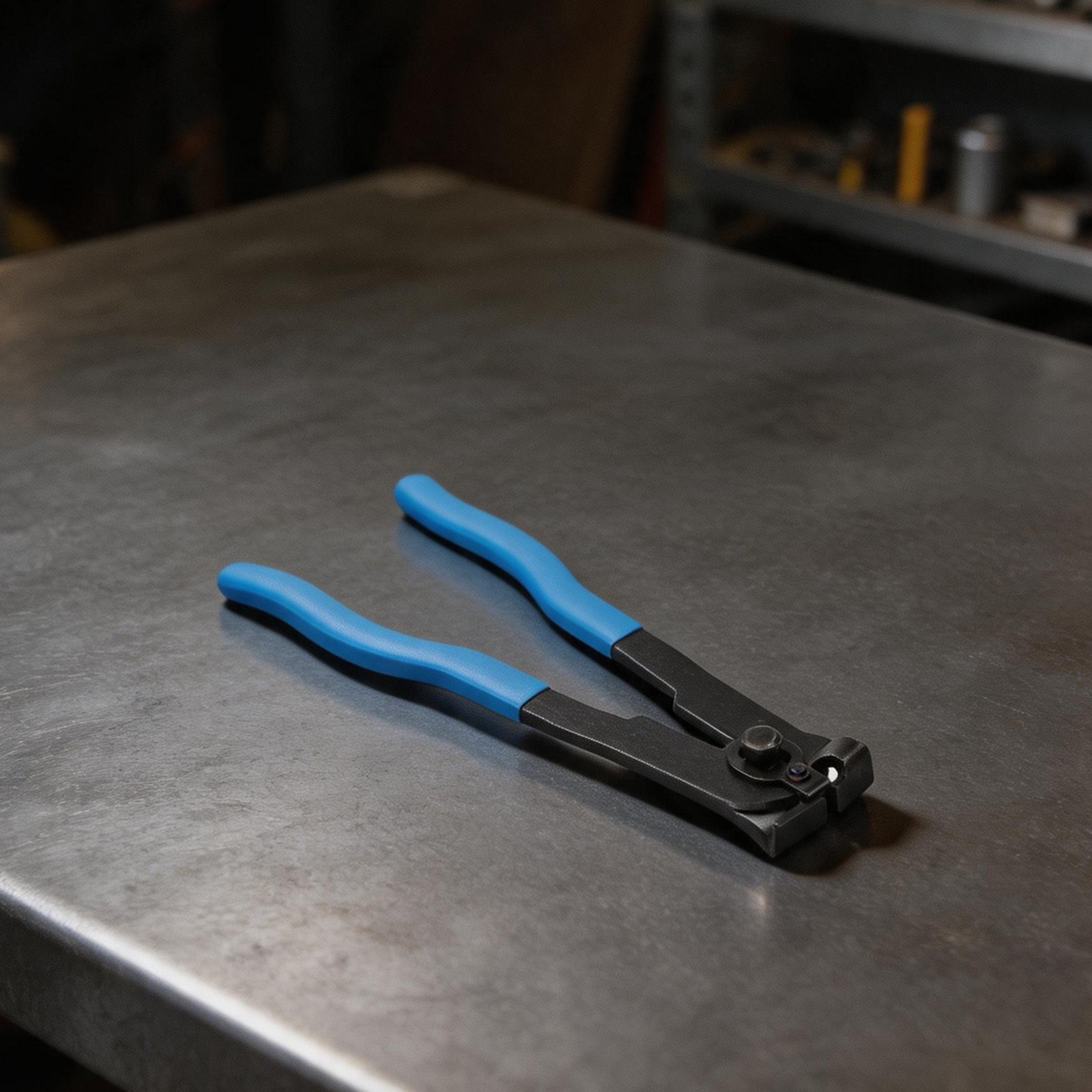 Heavy Duty Hose Clamp Pliers for Automotive Use Steel and Plastic Handle