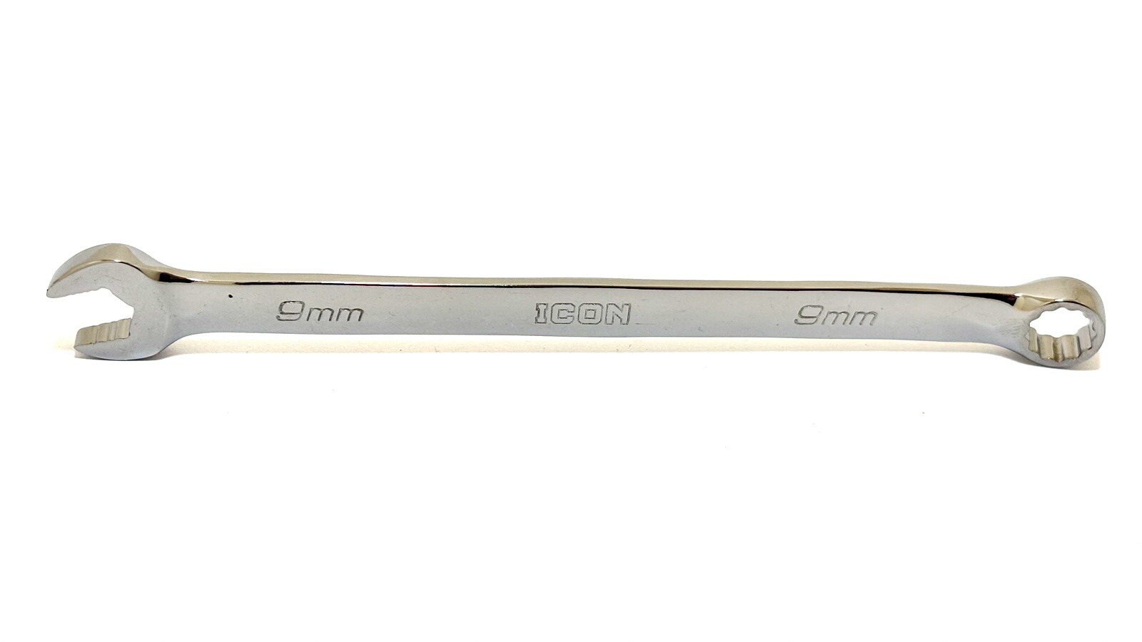 NEW ICON 9MM COMBINATION WRENCH 12 POINT METRIC ANTI SLIP POLISHED WCAM9