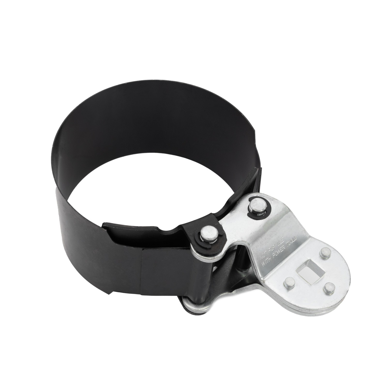 Steelman 4-1/8 in. – 4-21/32 in. Oil Filter Strap Wrench 1/2 in Drive 61248