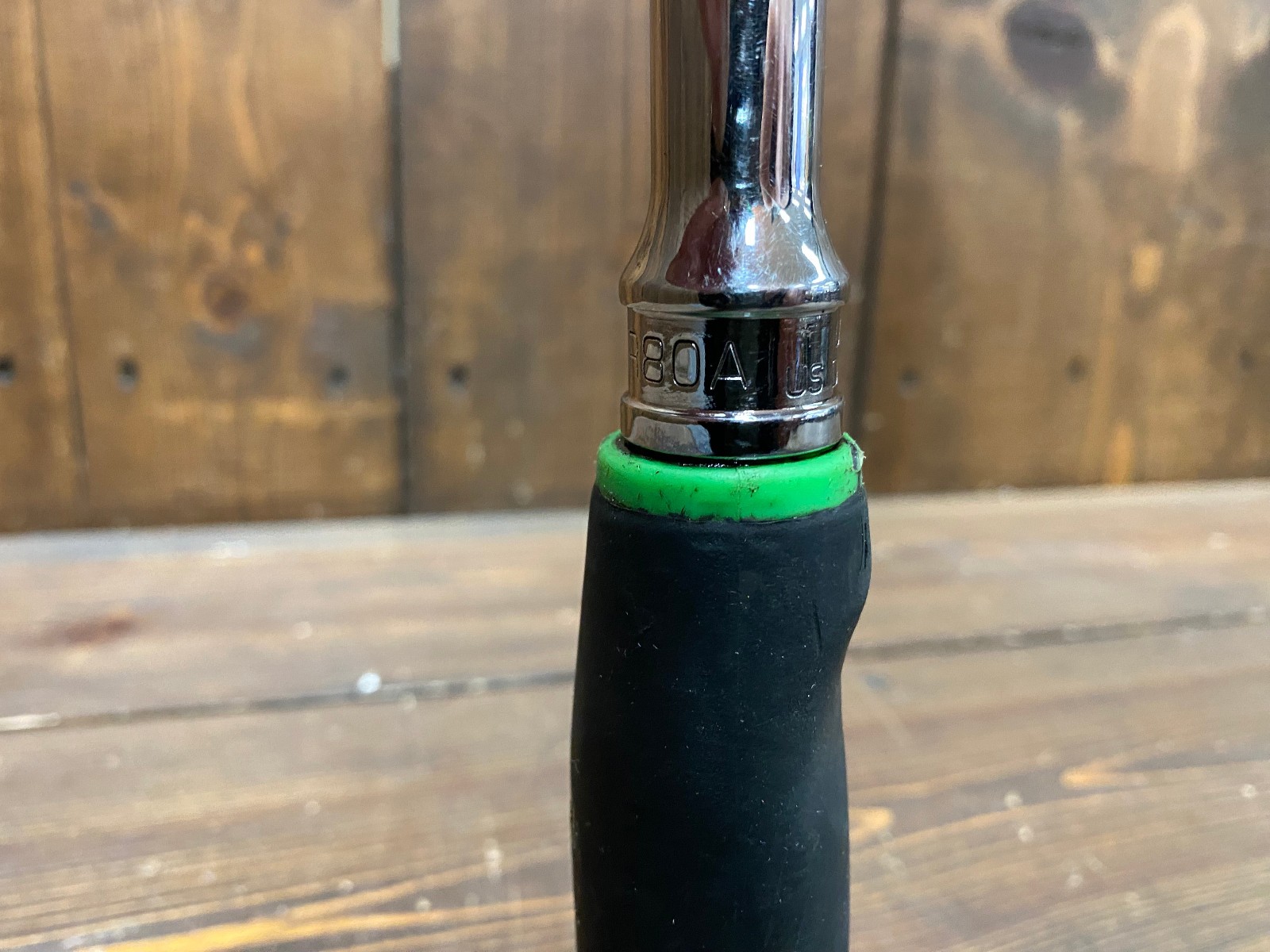 Snap On 1/2″ Drive | 80 Teeth | Soft Grip Handle Green | Quick Release | SHR80AG