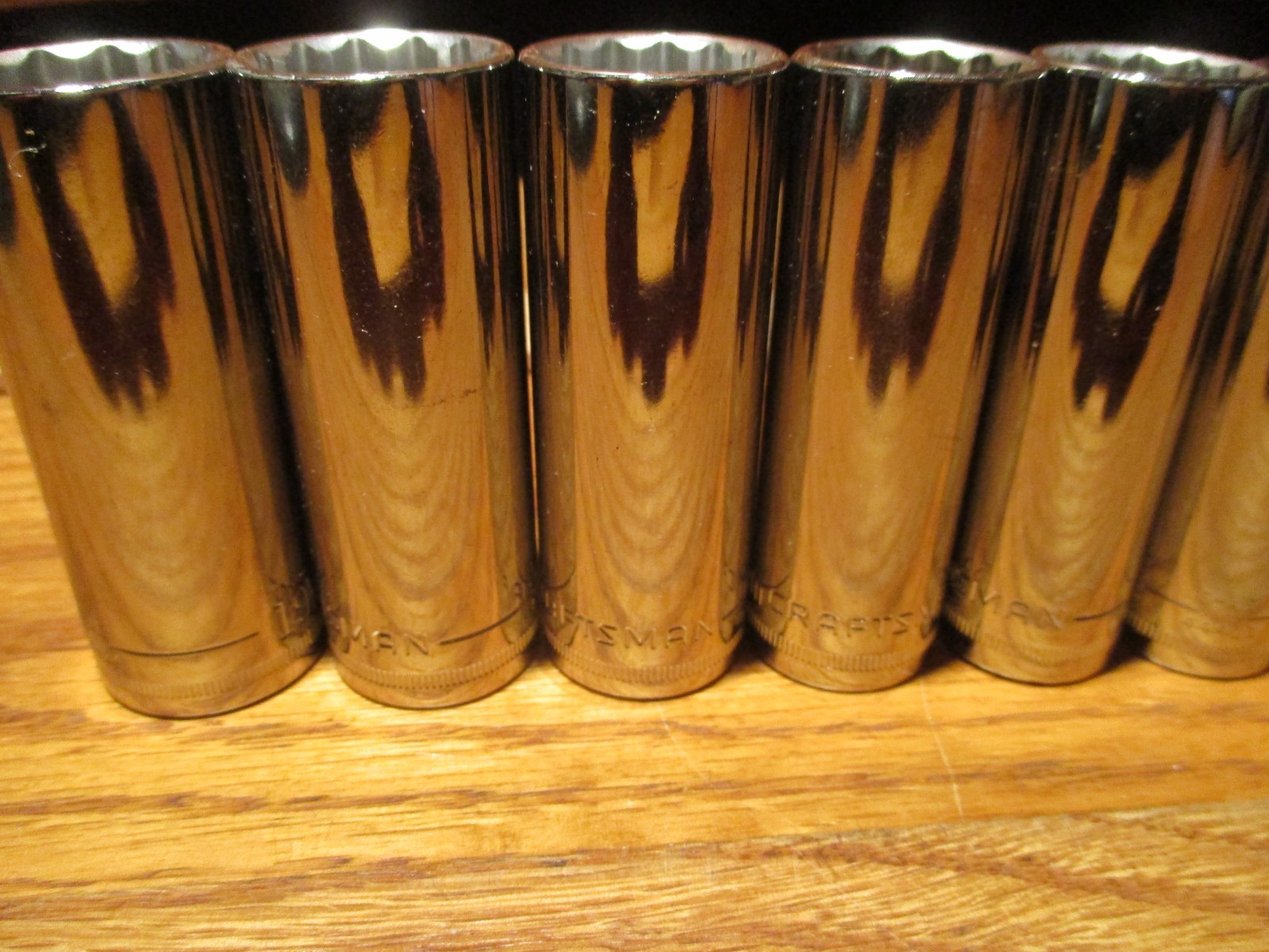 CRAFTSMAN 3/8” Drive 11 Piece Deep Socket Set Metric To 9mm-19mm 12pt