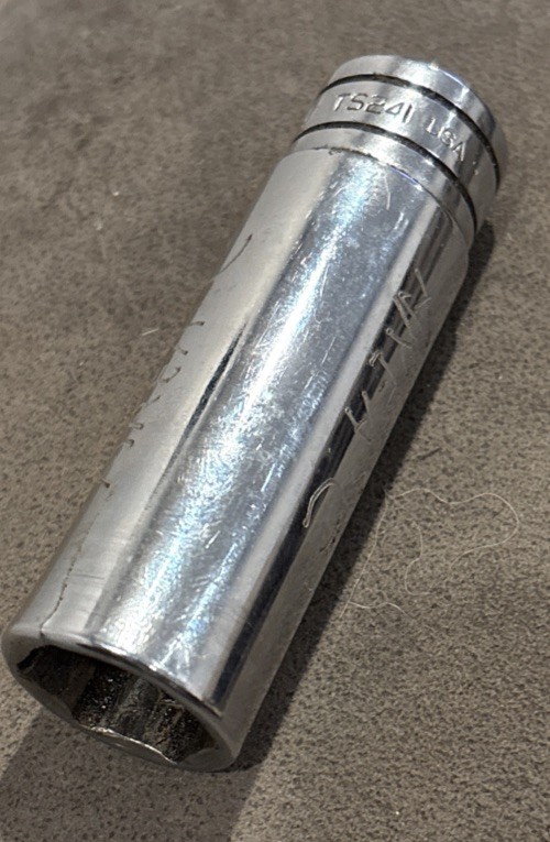 Snap-on Tools TS241 Socket 1/2” drive 6 Point 3/4 Chrome USA See Pics