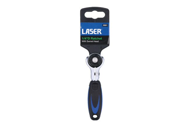 Laser 3981 Ratchet – Swivel Head | 1/4″D